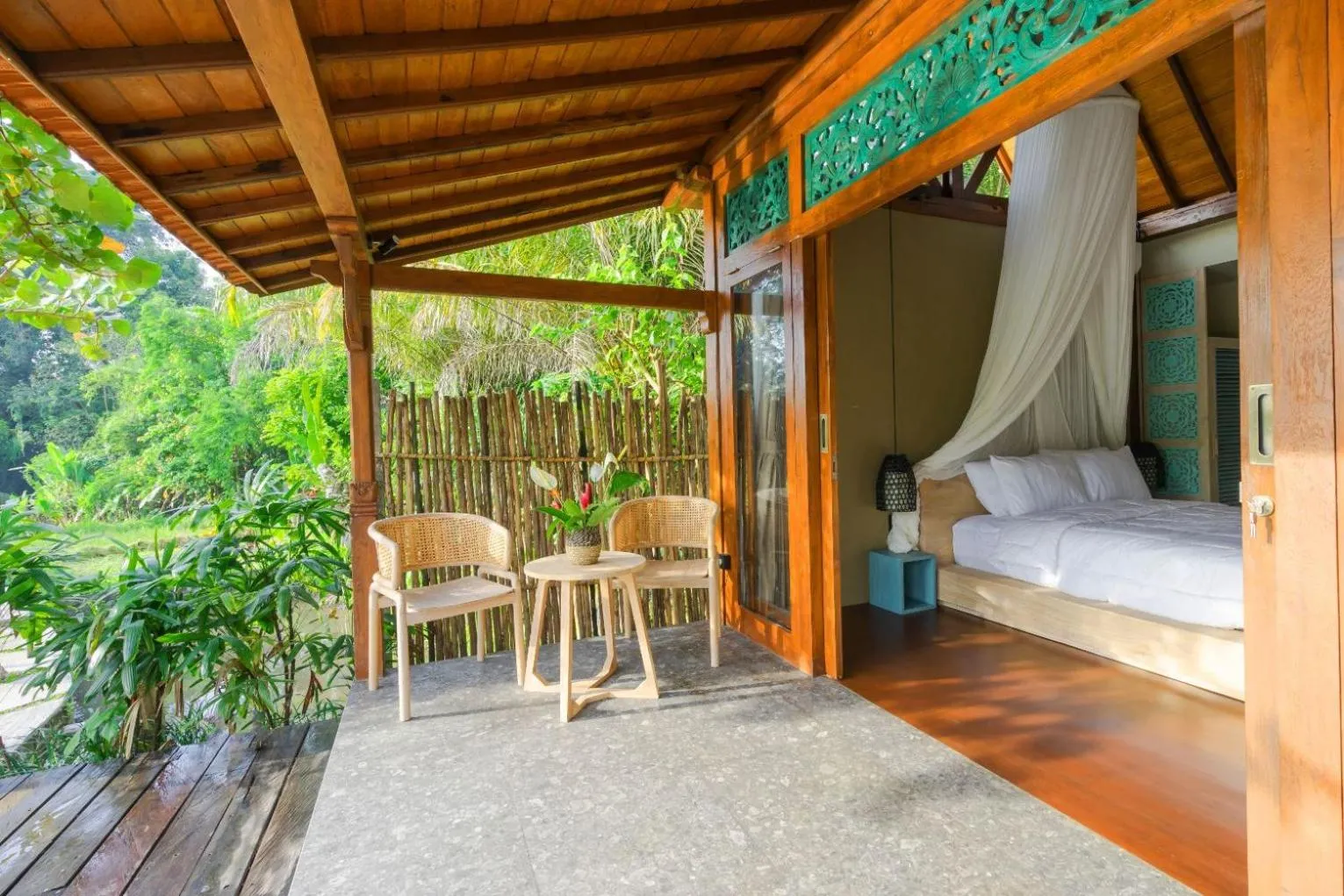 Balcony/Terrace, Bed in Nayaka Living Ubud