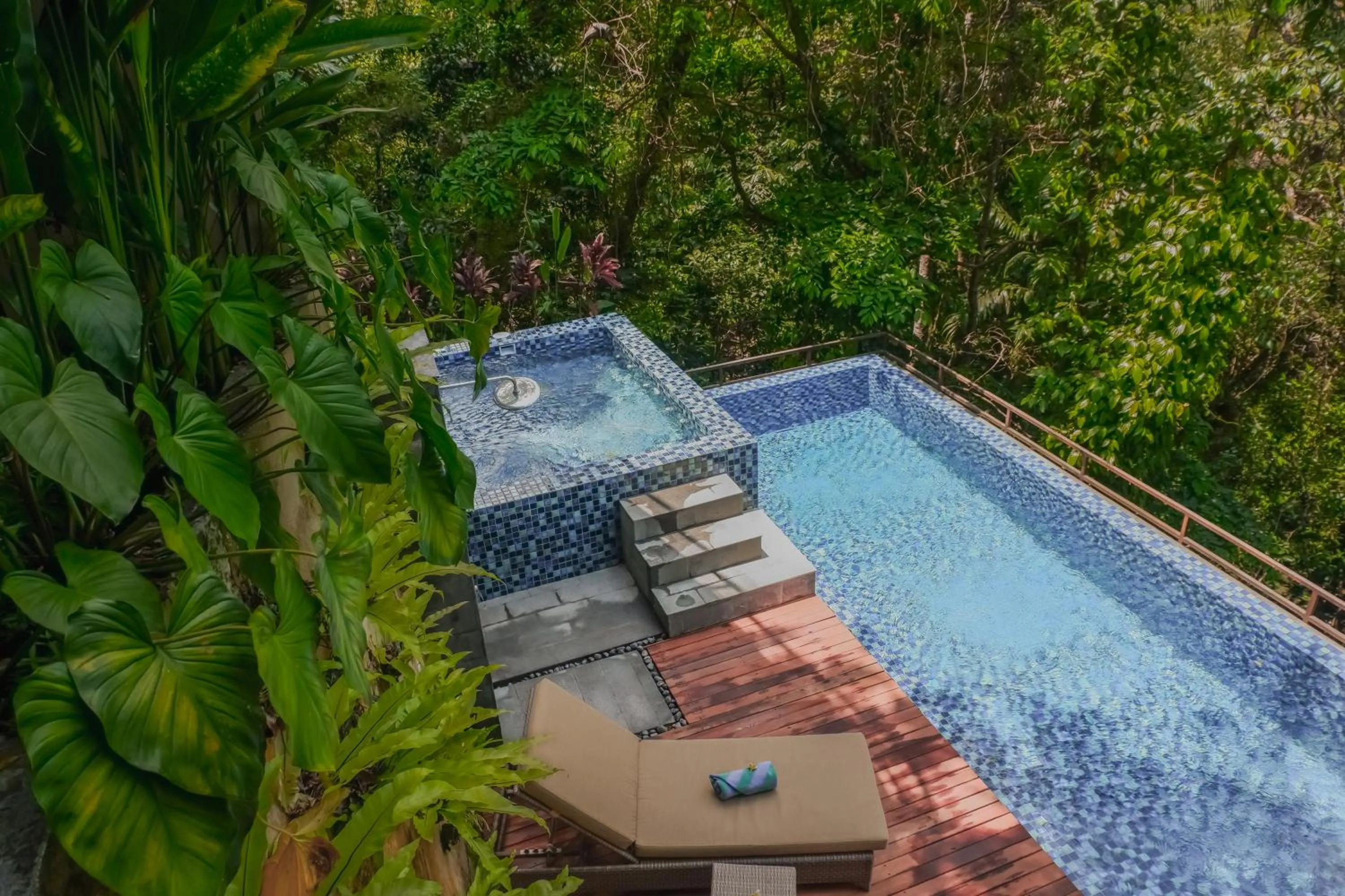 Pool view in The Sebali Resort