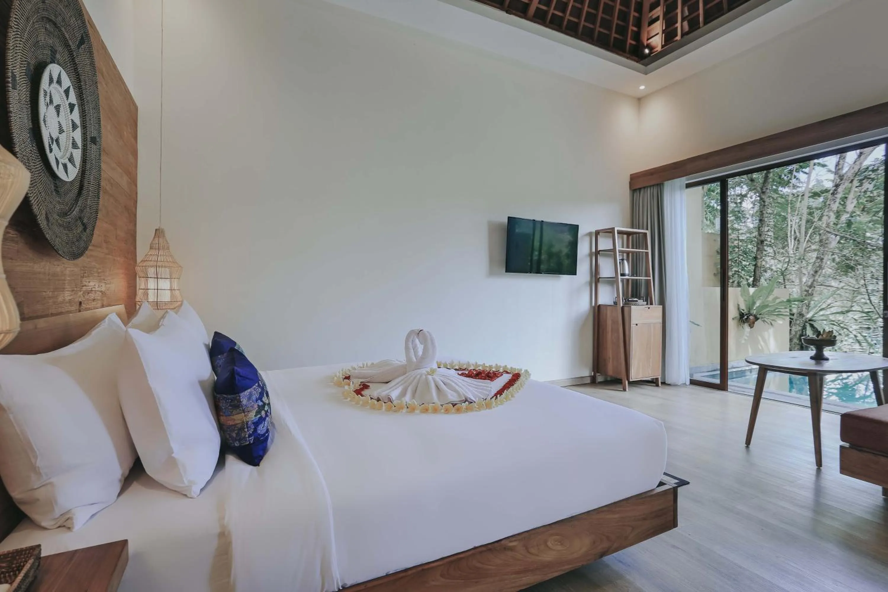 Bed in The Sebali Resort
