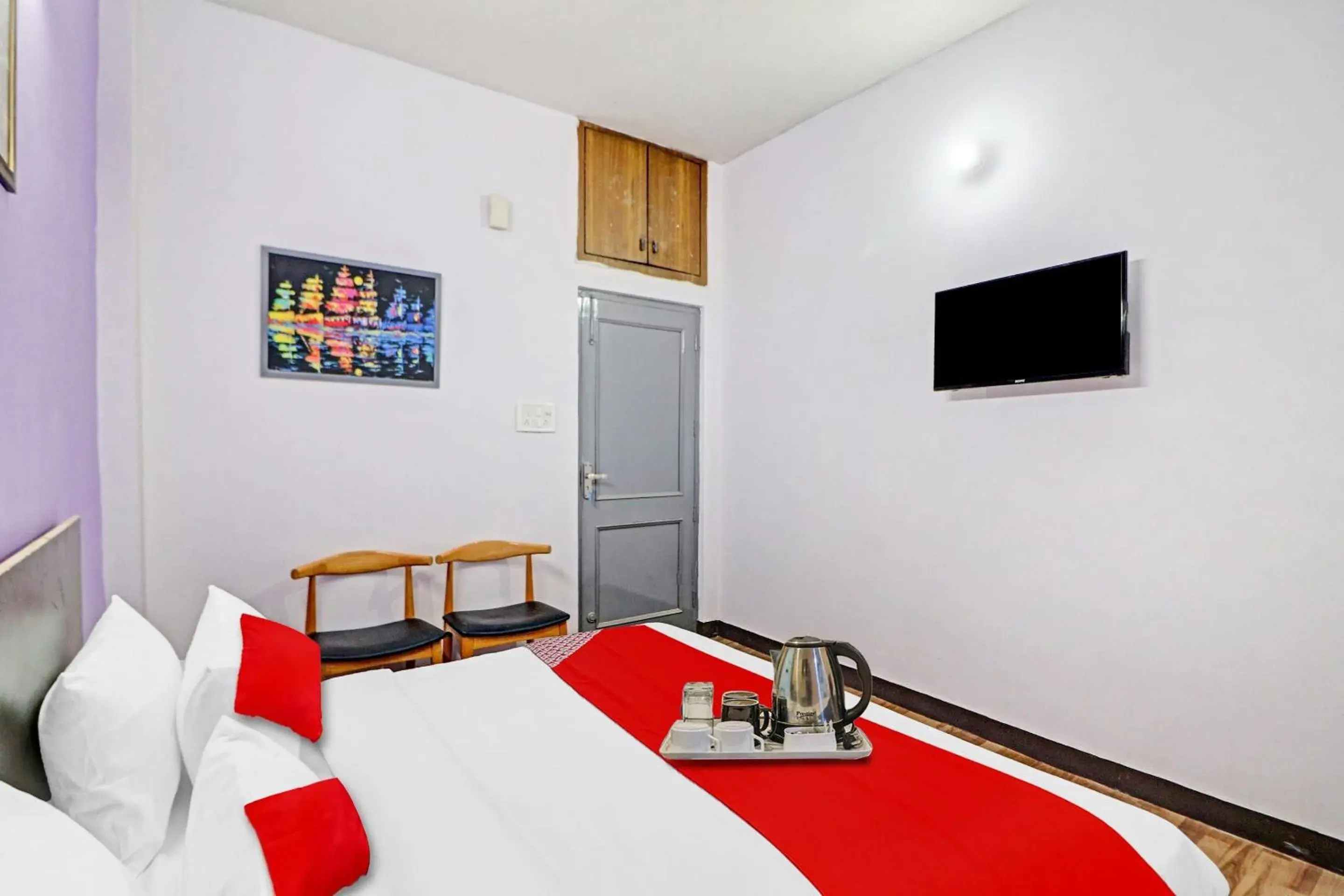 Bedroom, Bed in Hotel O Jps The Town Bedroom, Bed in Hotel O Jps The Town