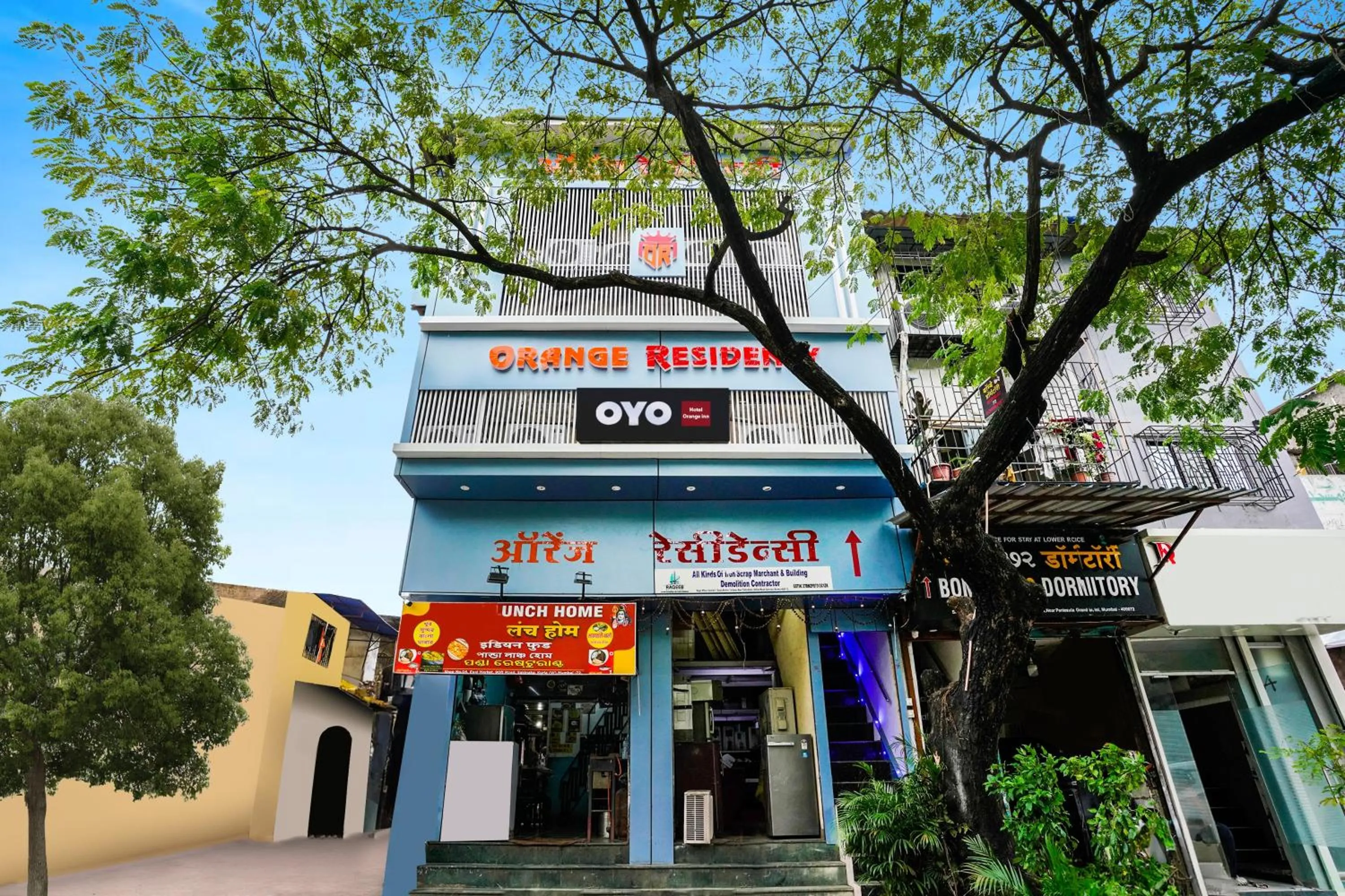 Facade/entrance in Hotel Orange Residency