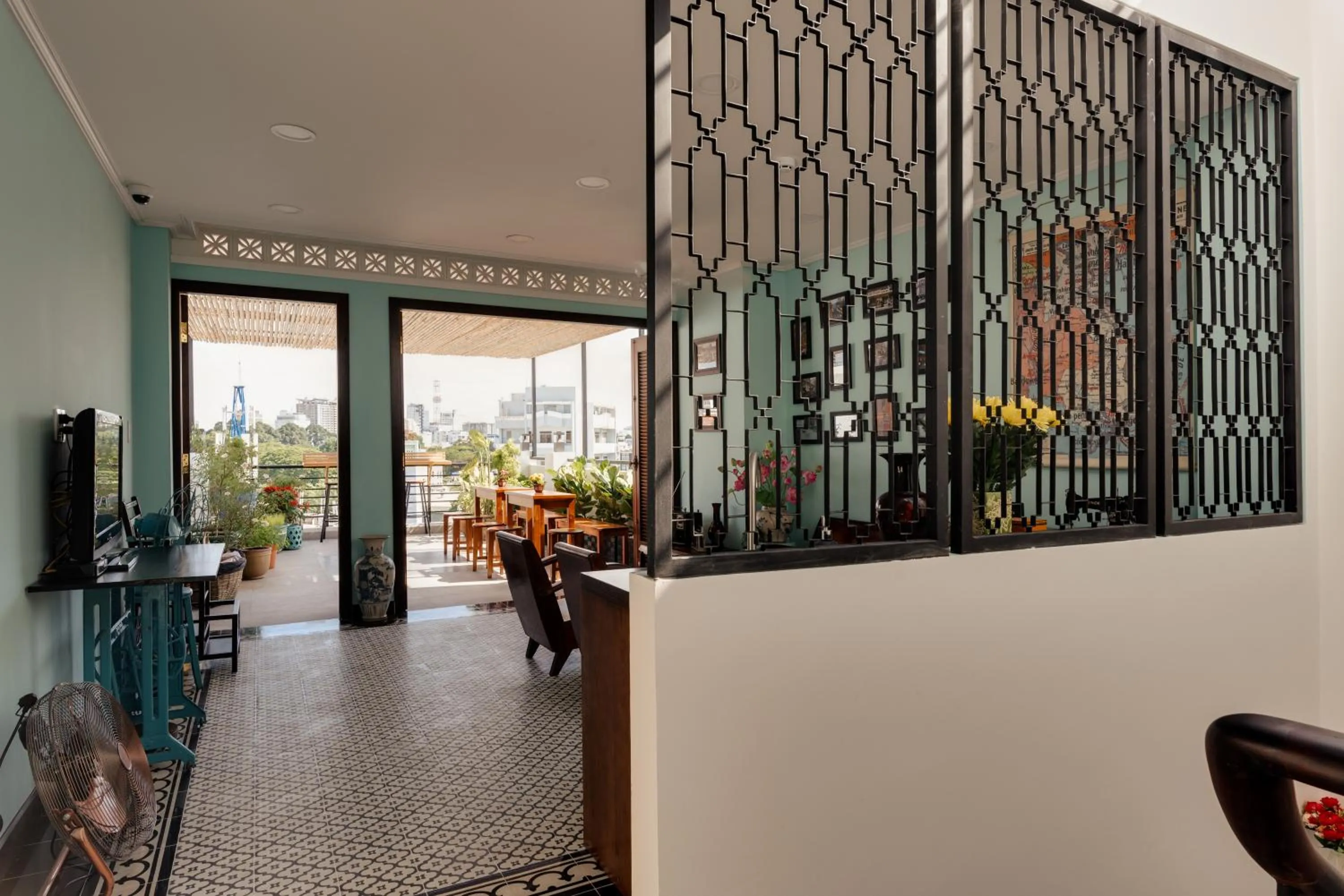 Seating area in Rustique Maison