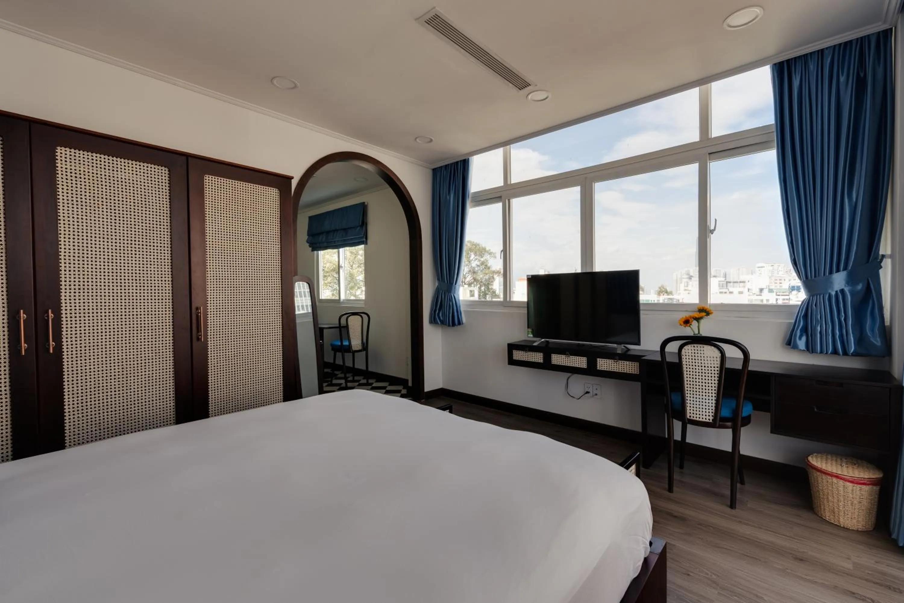 Photo of the whole room, Bed in Rustique Maison