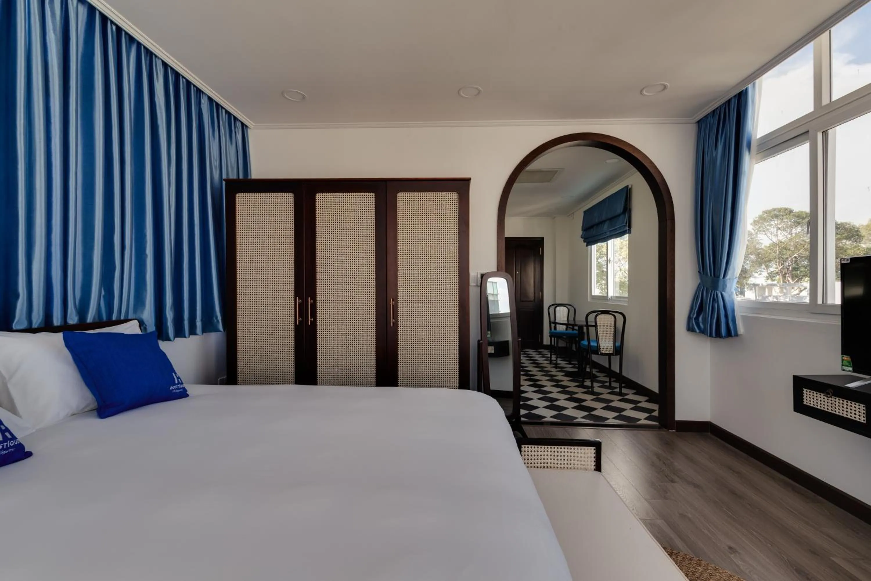 Photo of the whole room, Bed in Rustique Maison