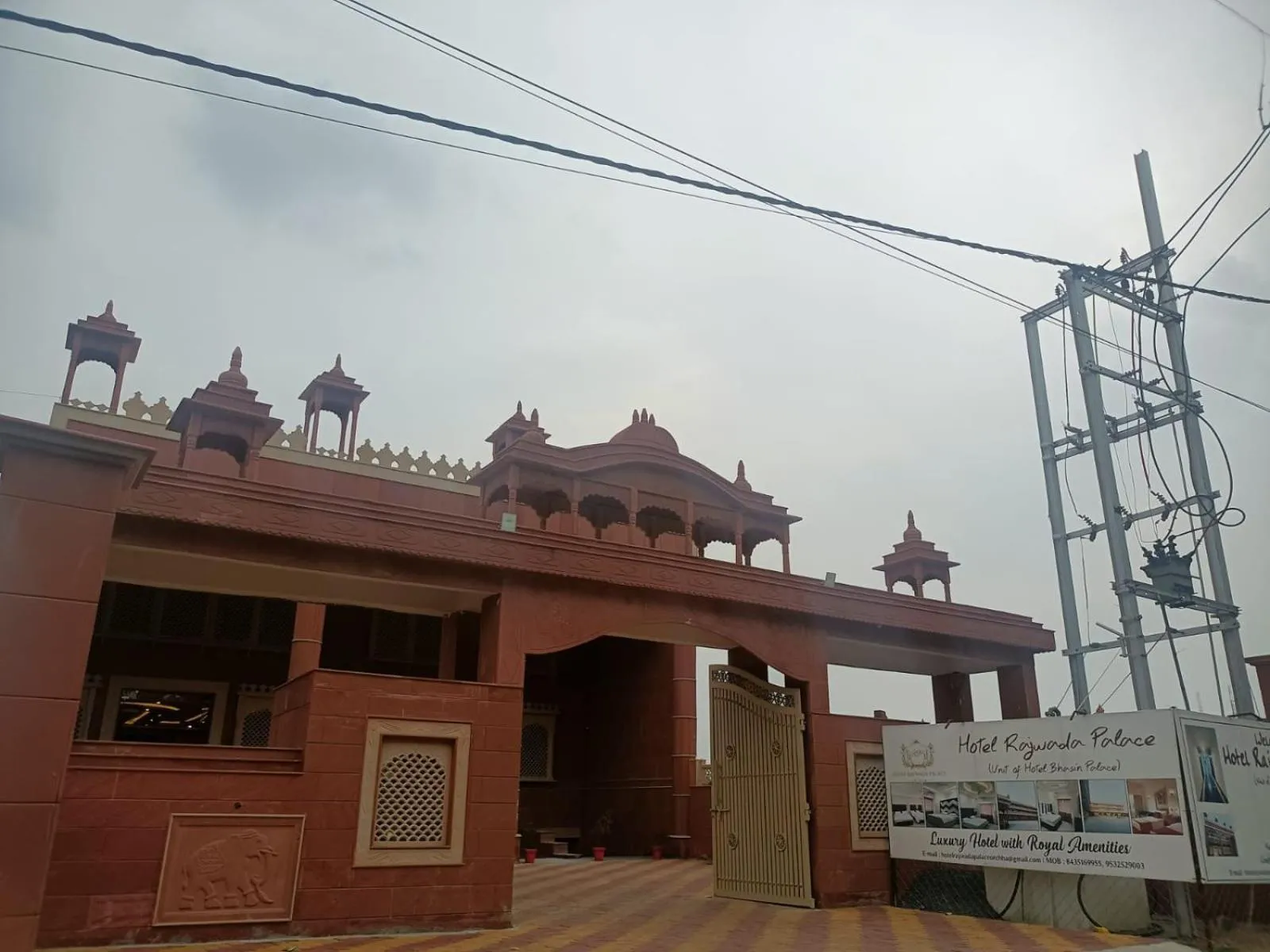 Property building in Hotel Rajwada palace