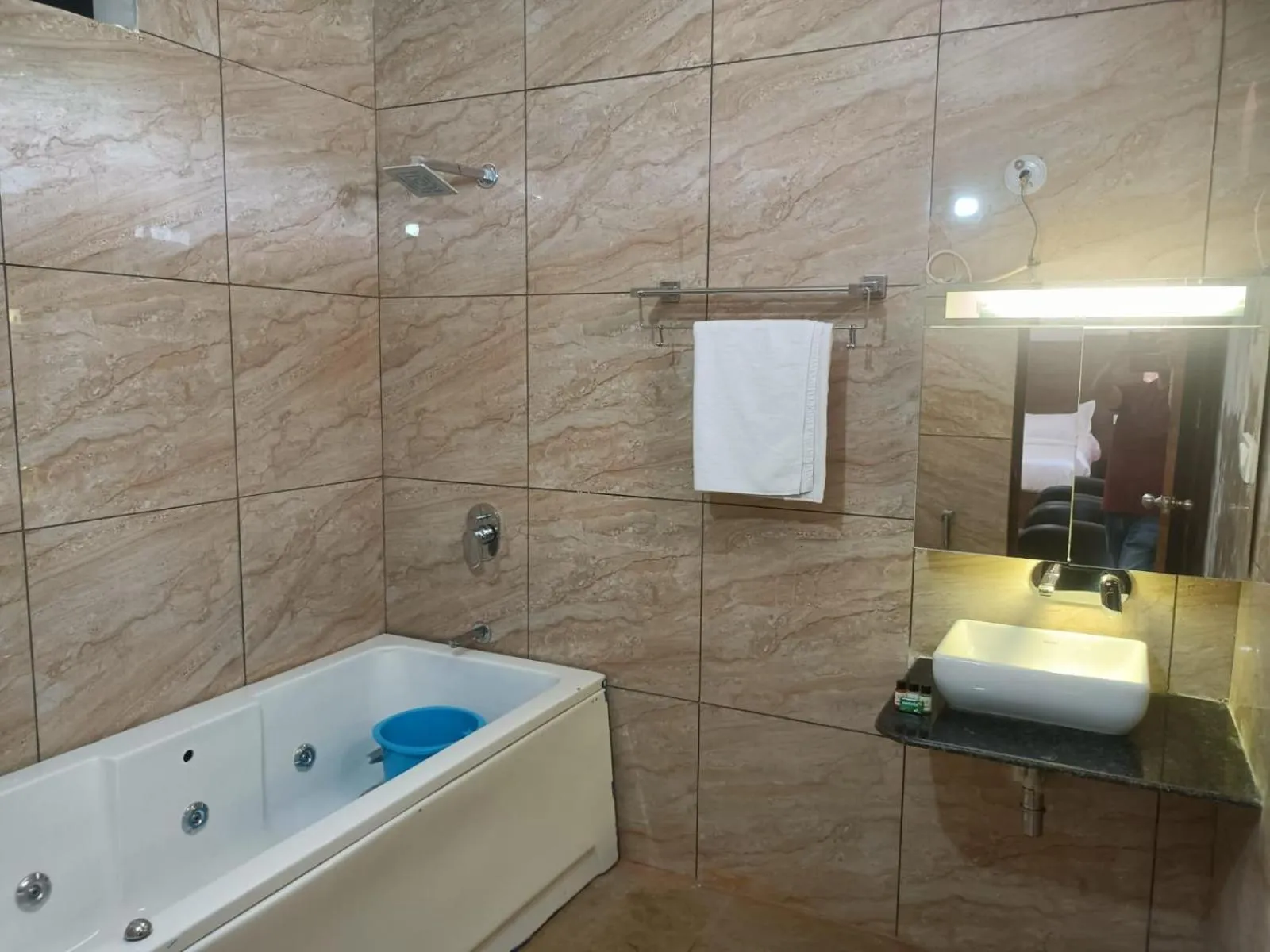 Bathroom in Hotel Rajwada palace
