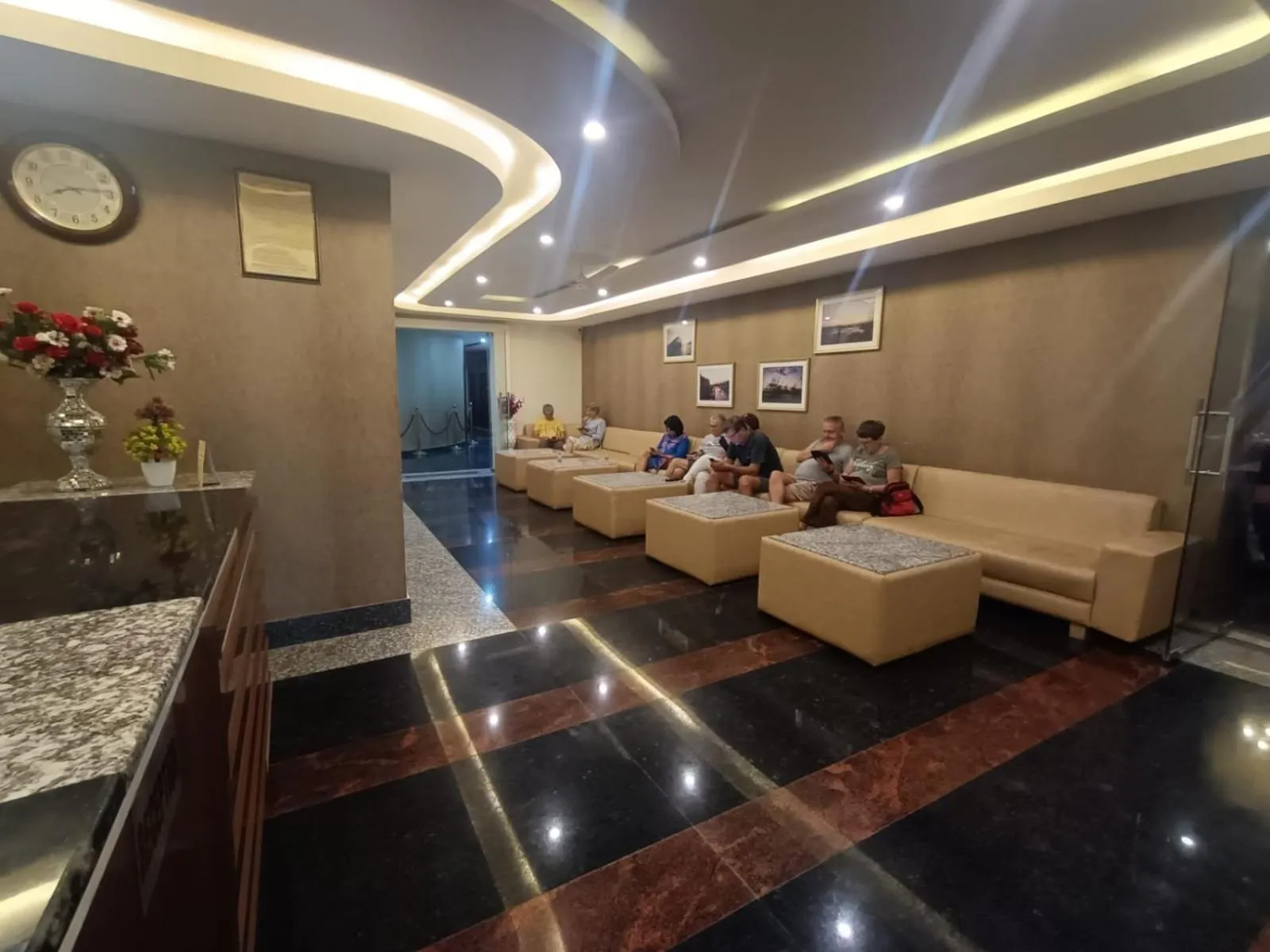 Lobby or reception in Hotel Rajwada palace