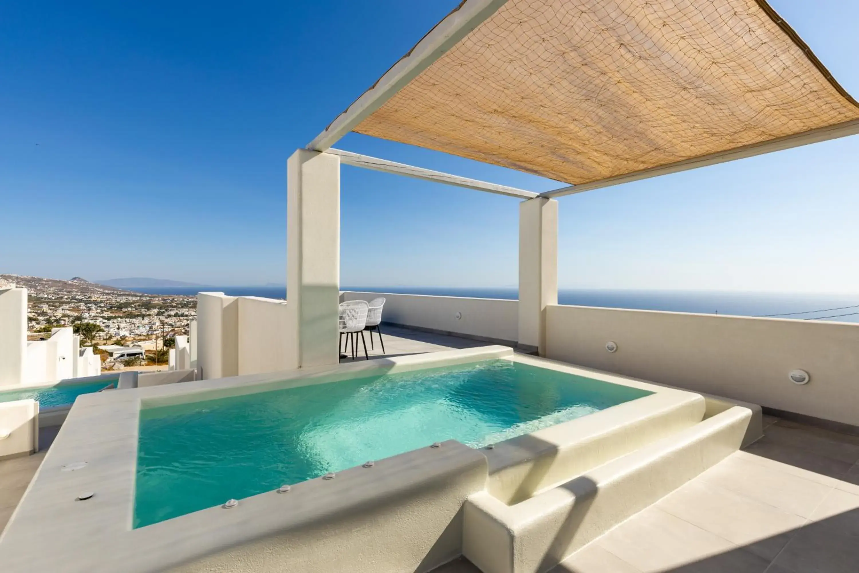 Pool view in SERAPIAS SUITES Pool view in SERAPIAS SUITES