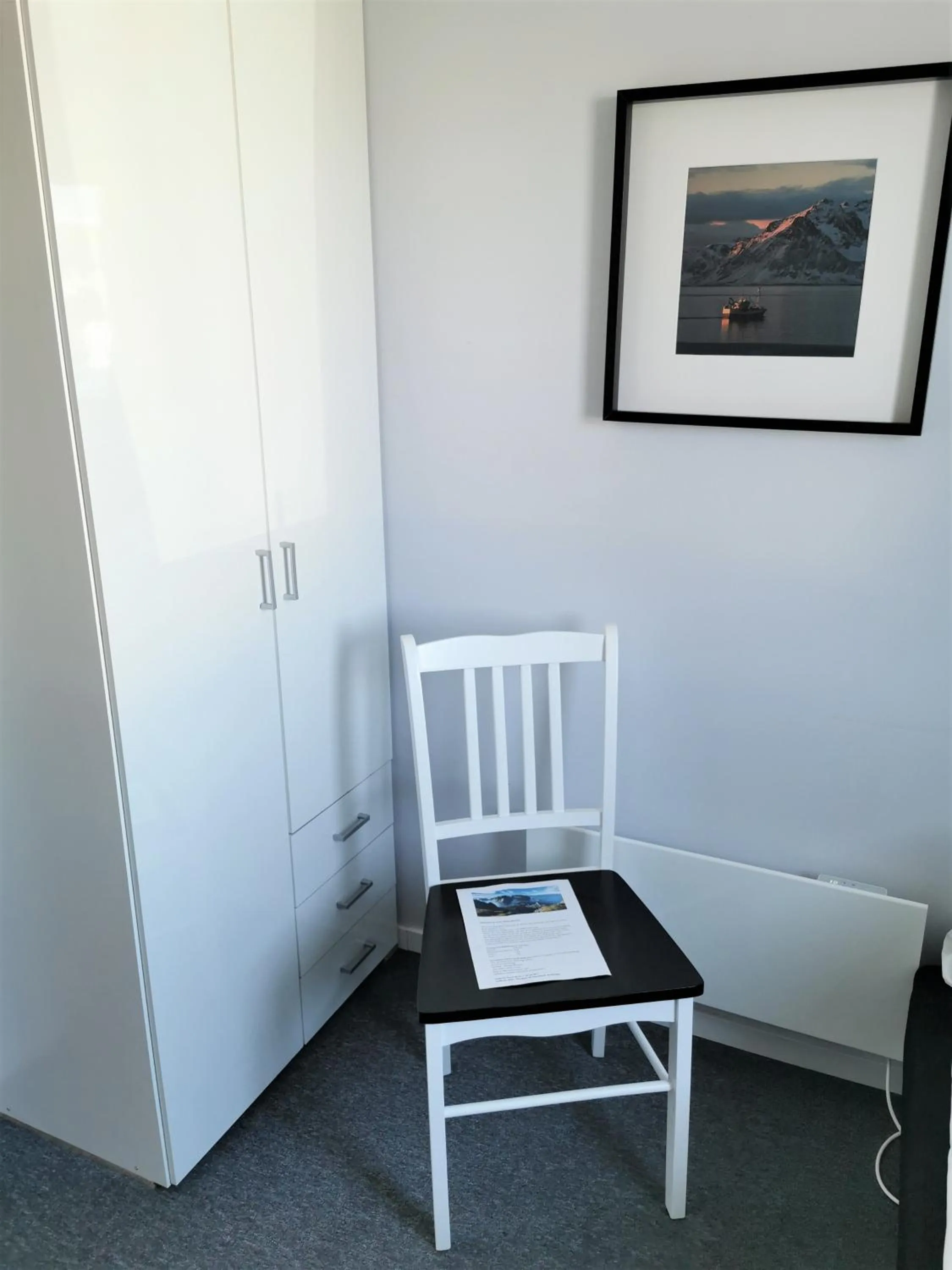 Seating area in Lofoten Overnatting - Leknes