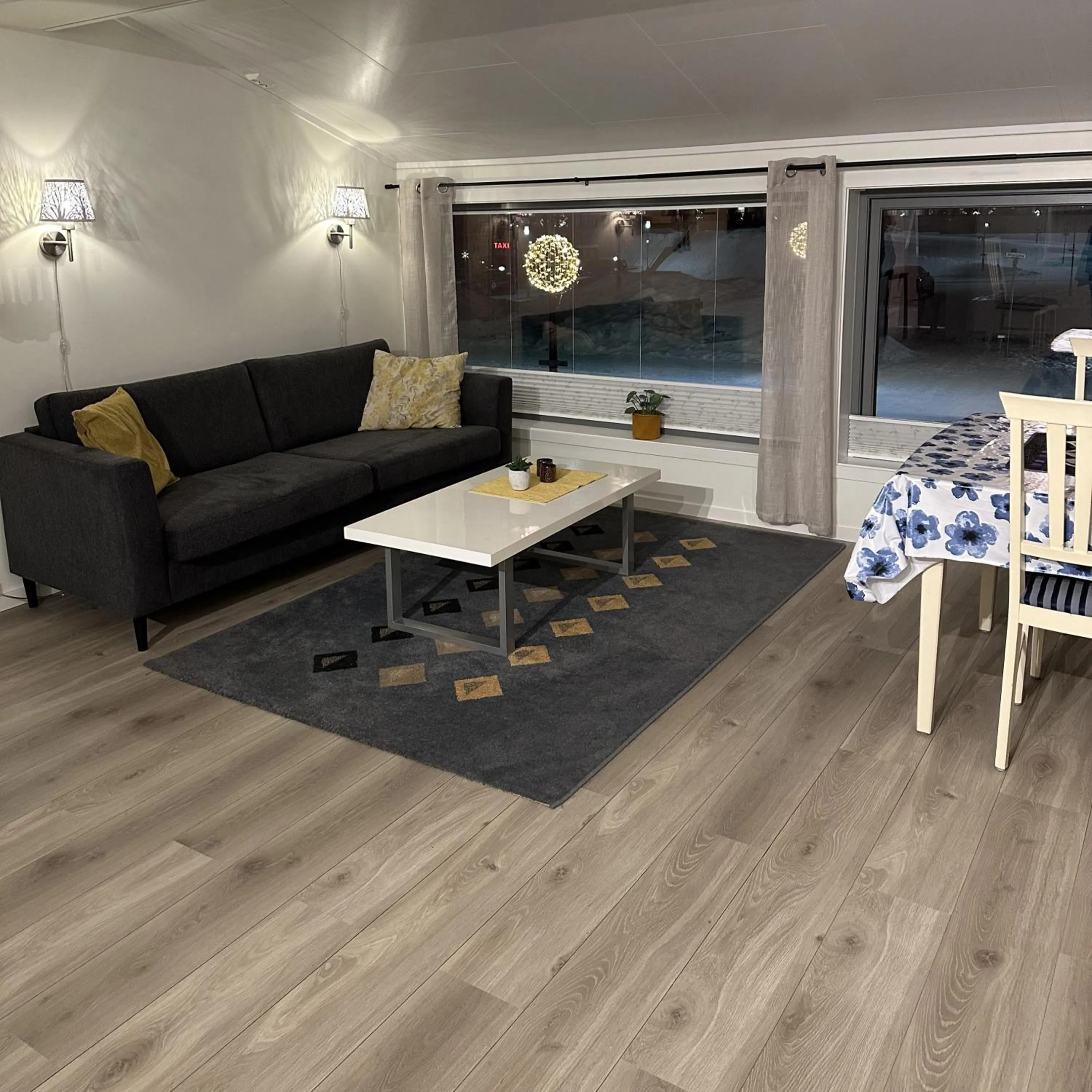 Living room in Lofoten Overnatting - Leknes