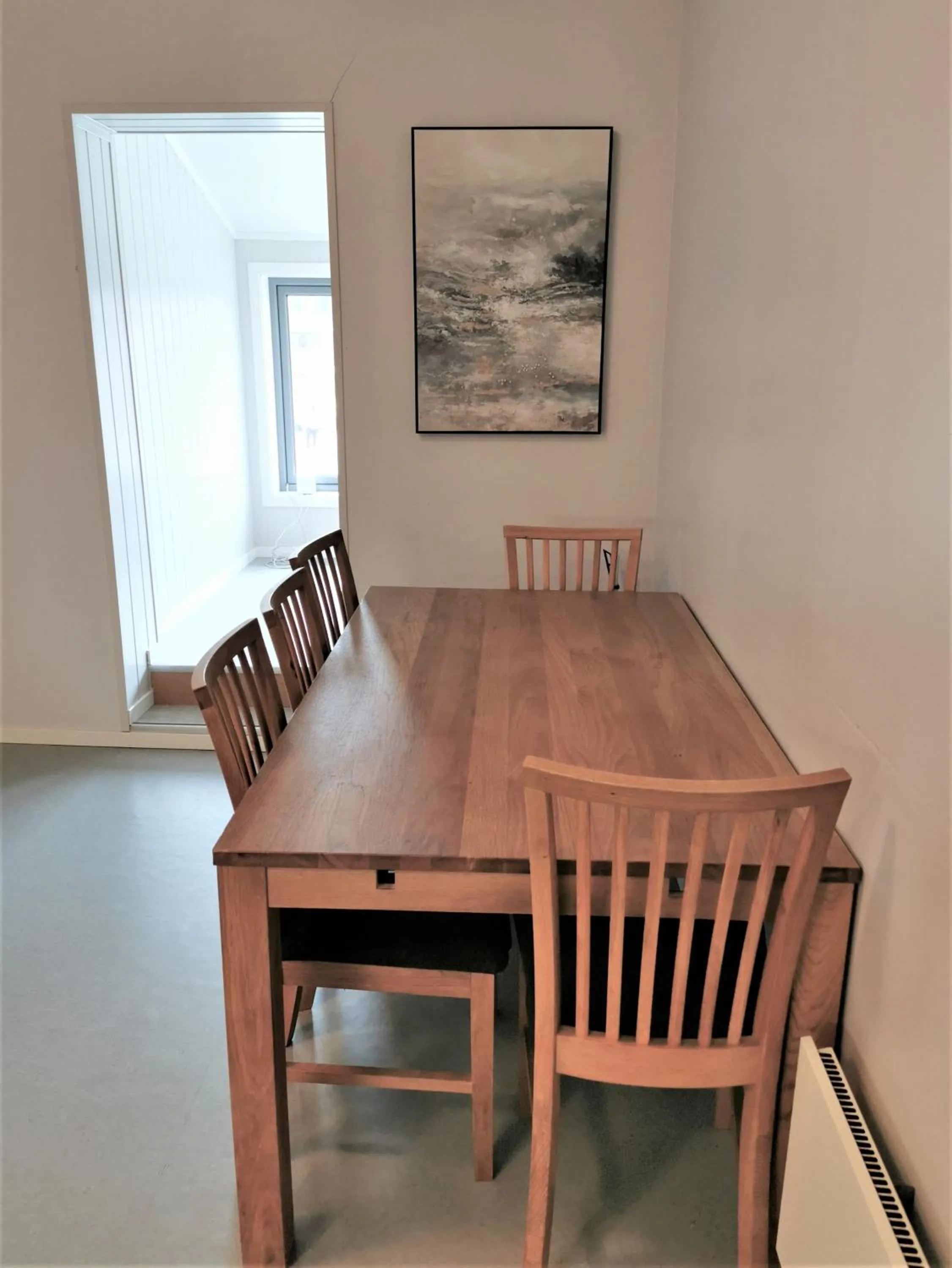 Dining area in Lofoten Overnatting - Leknes