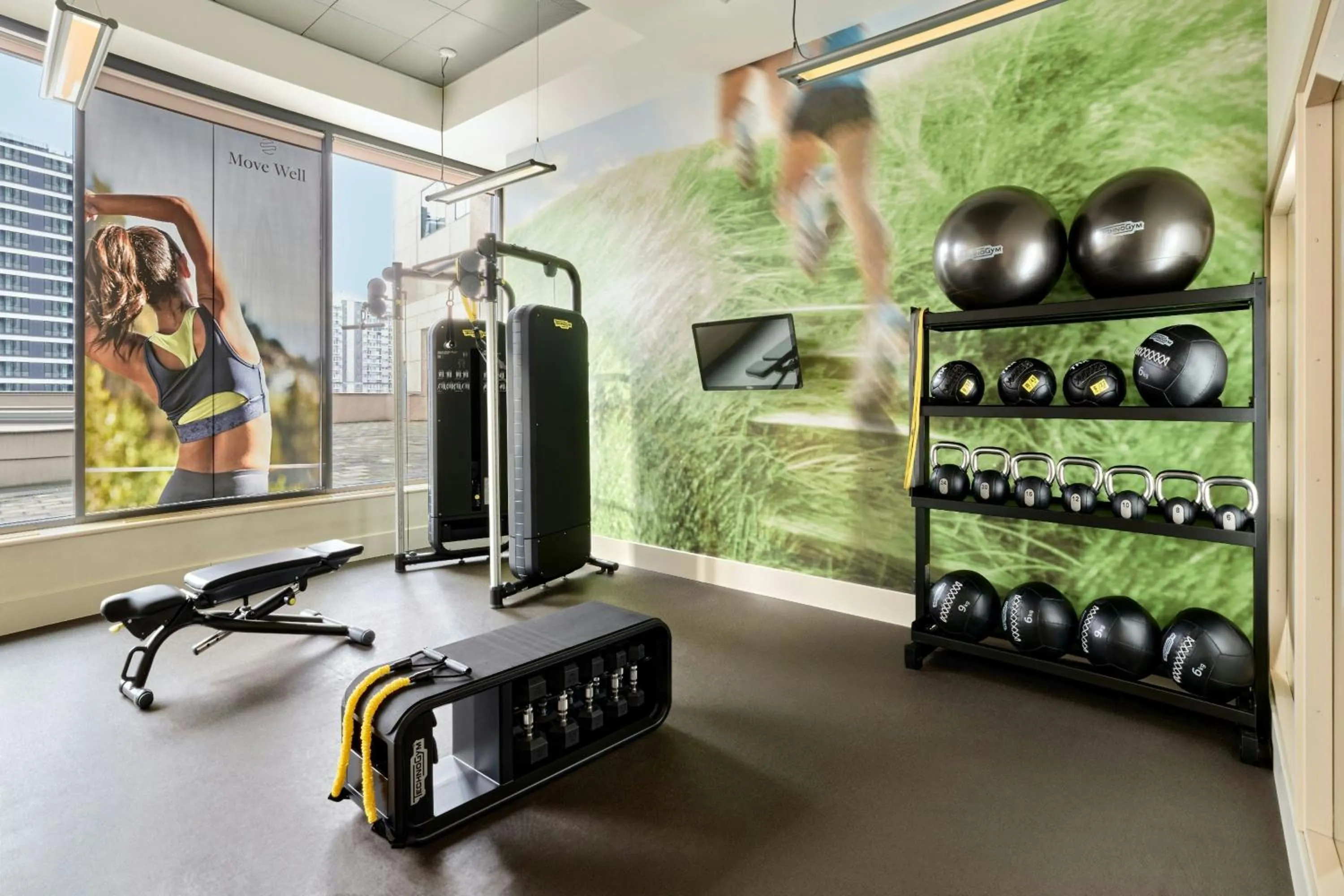 Fitness centre/facilities in The Westin Warsaw