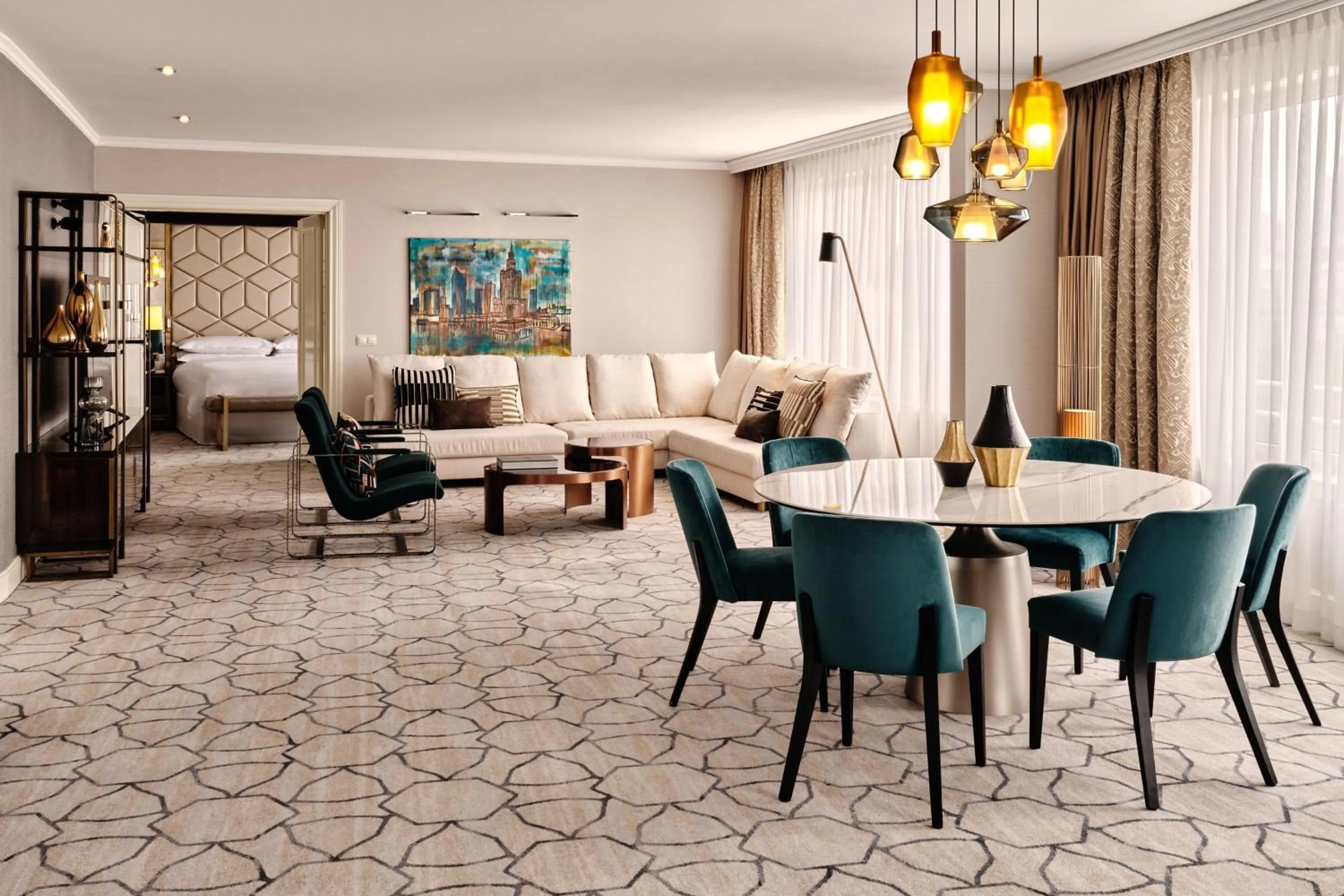 Bedroom in Sheraton Grand Warsaw