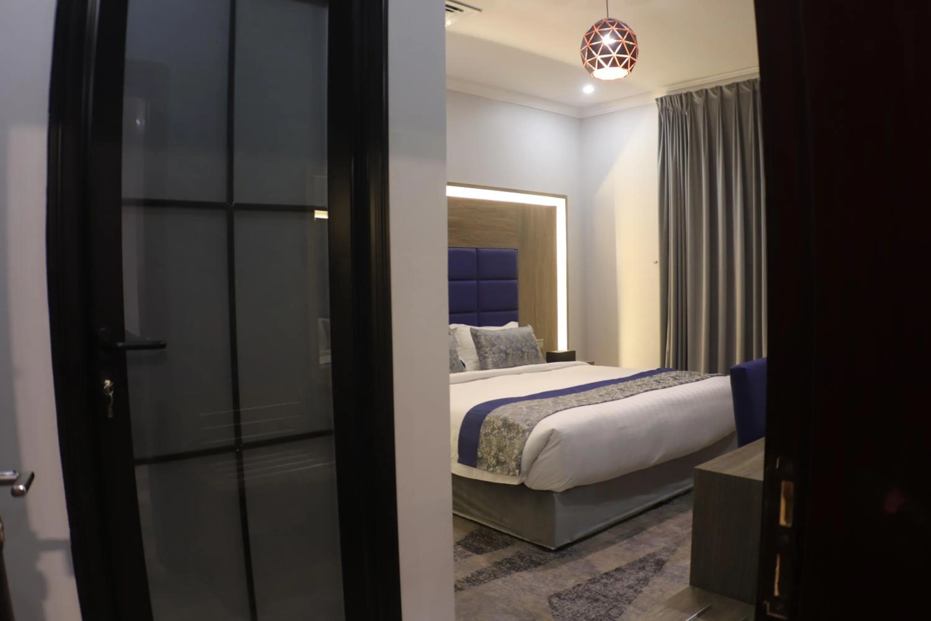 Bed in شقق منازل سوات للشقق المخدومة