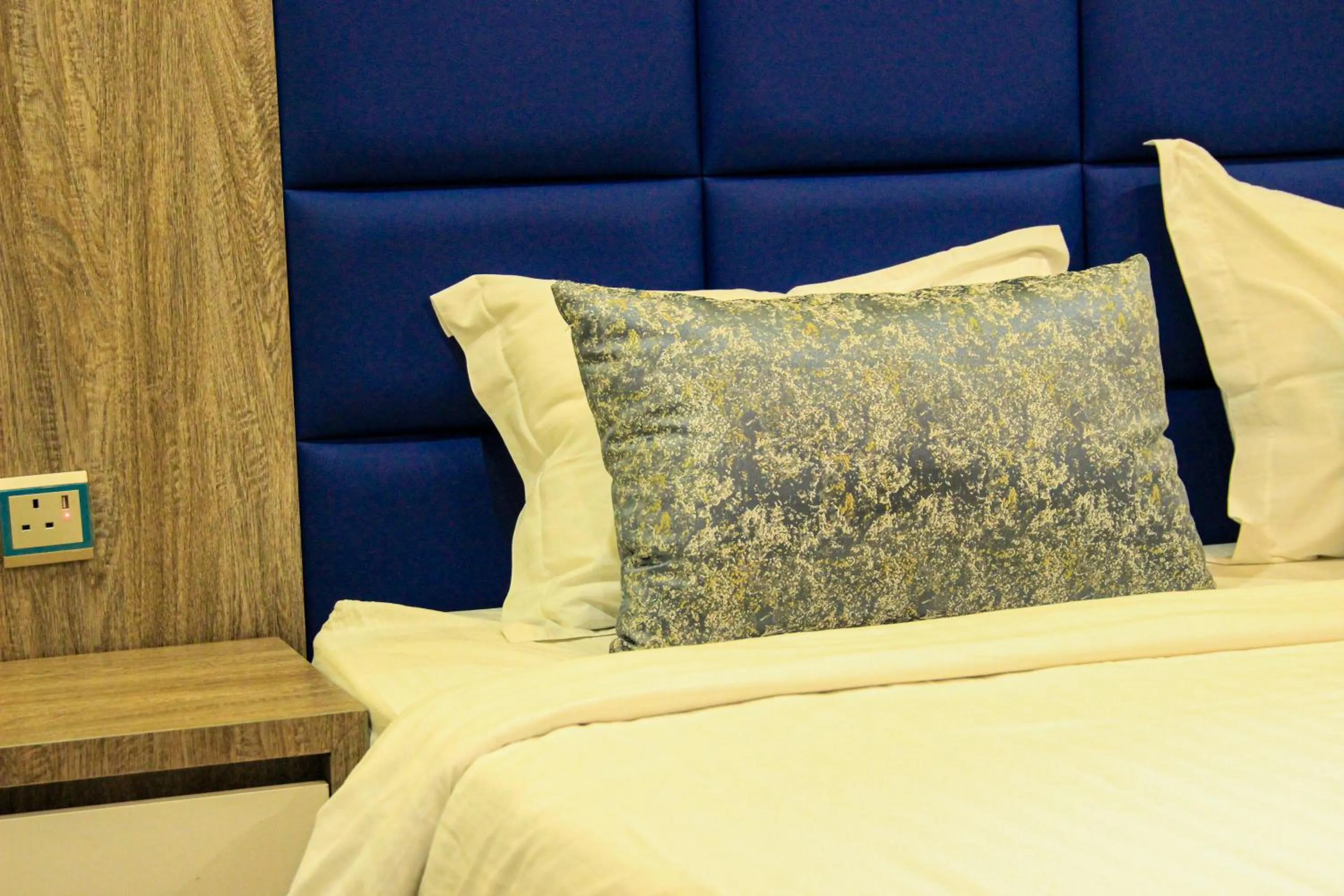 Bed in شقق منازل سوات للشقق المخدومة