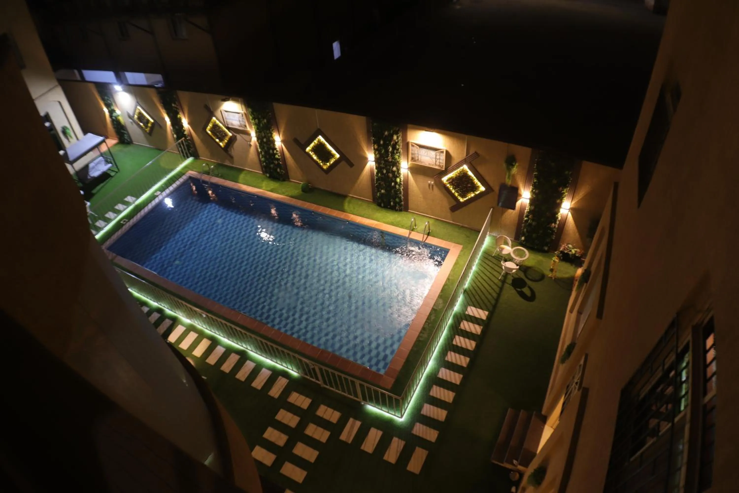 Pool view in شقق منازل سوات للشقق المخدومة