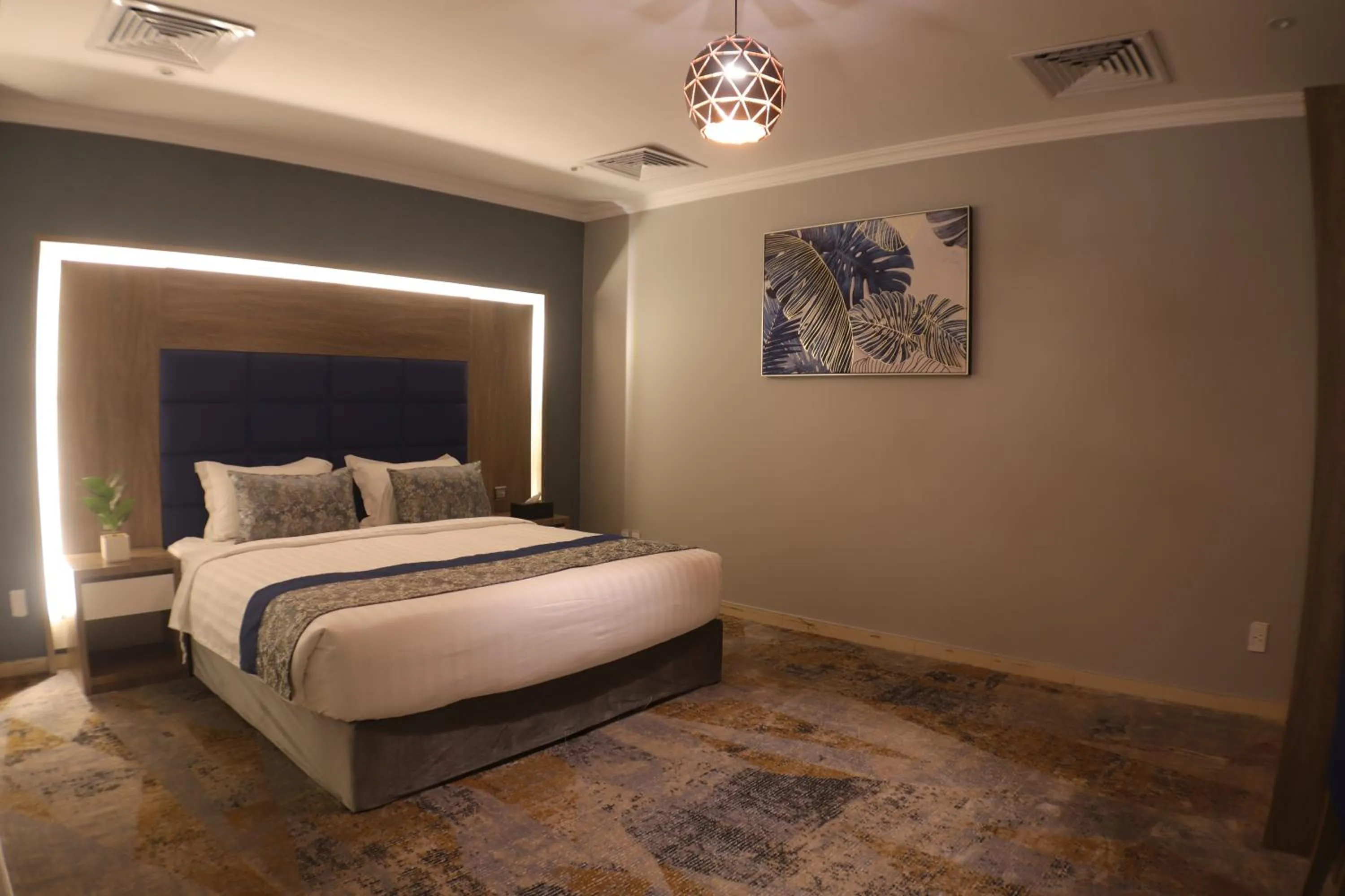 Bed in شقق منازل سوات للشقق المخدومة