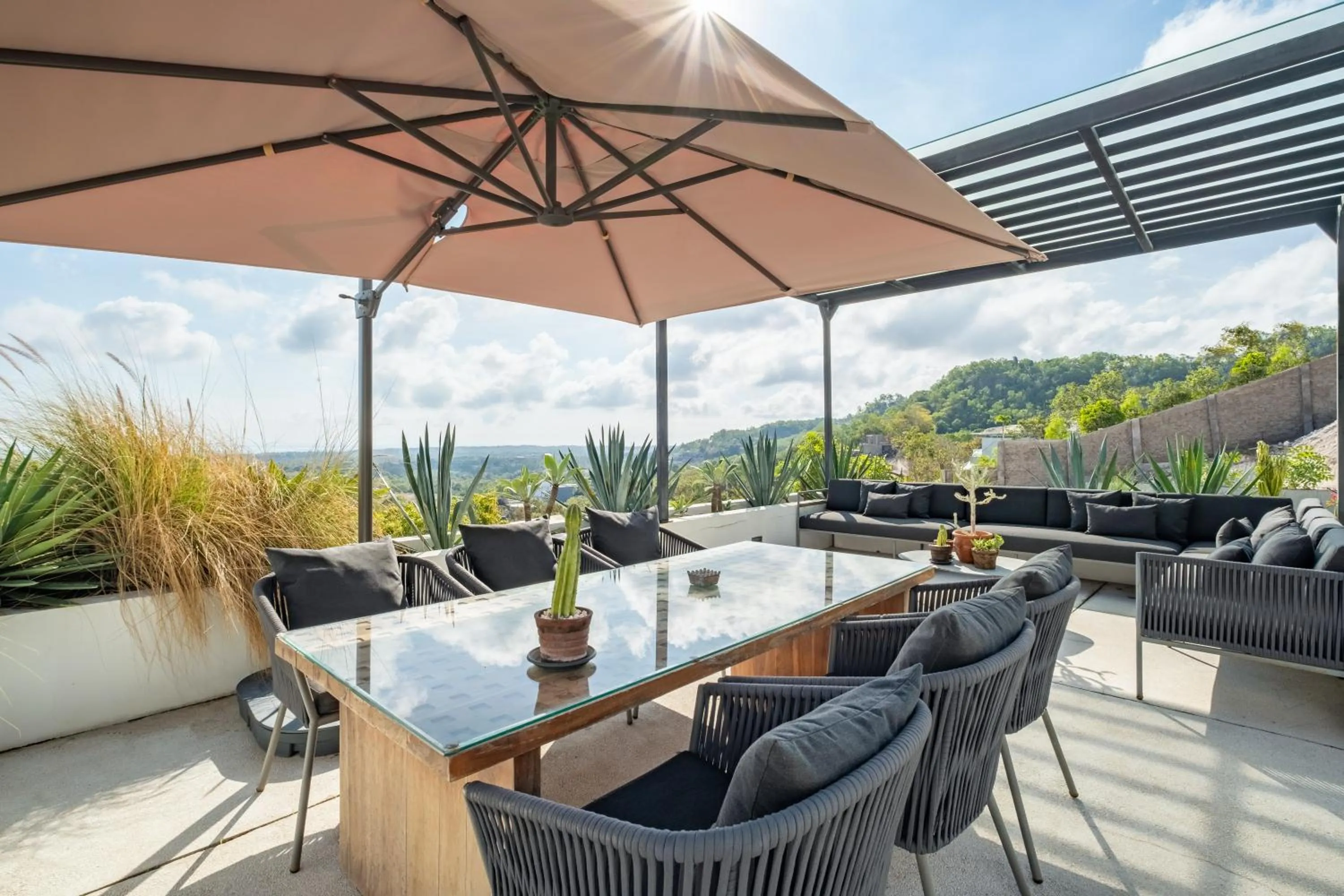 Natural landscape in Villa Osun