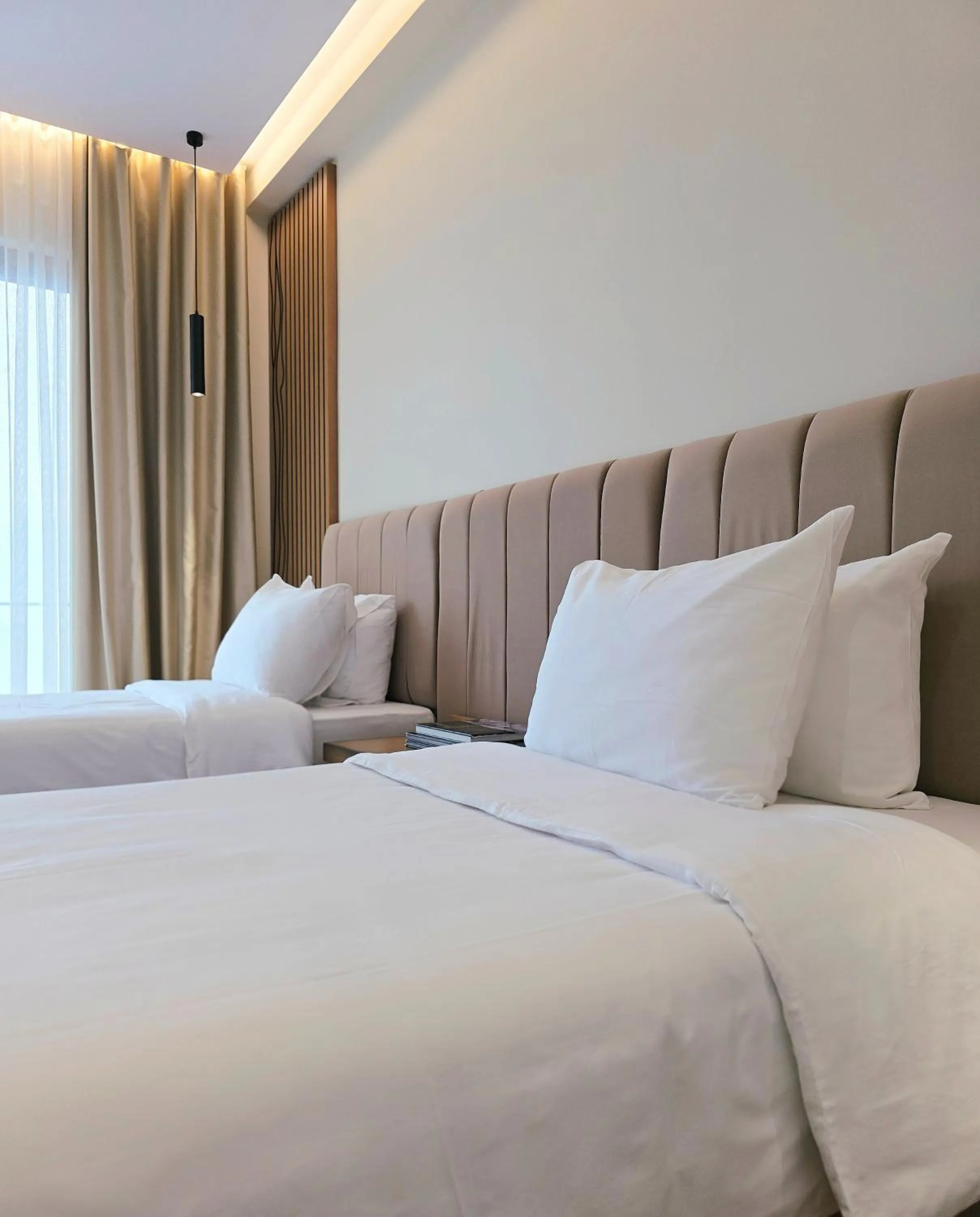 Bed in Valza Boutique Hotel