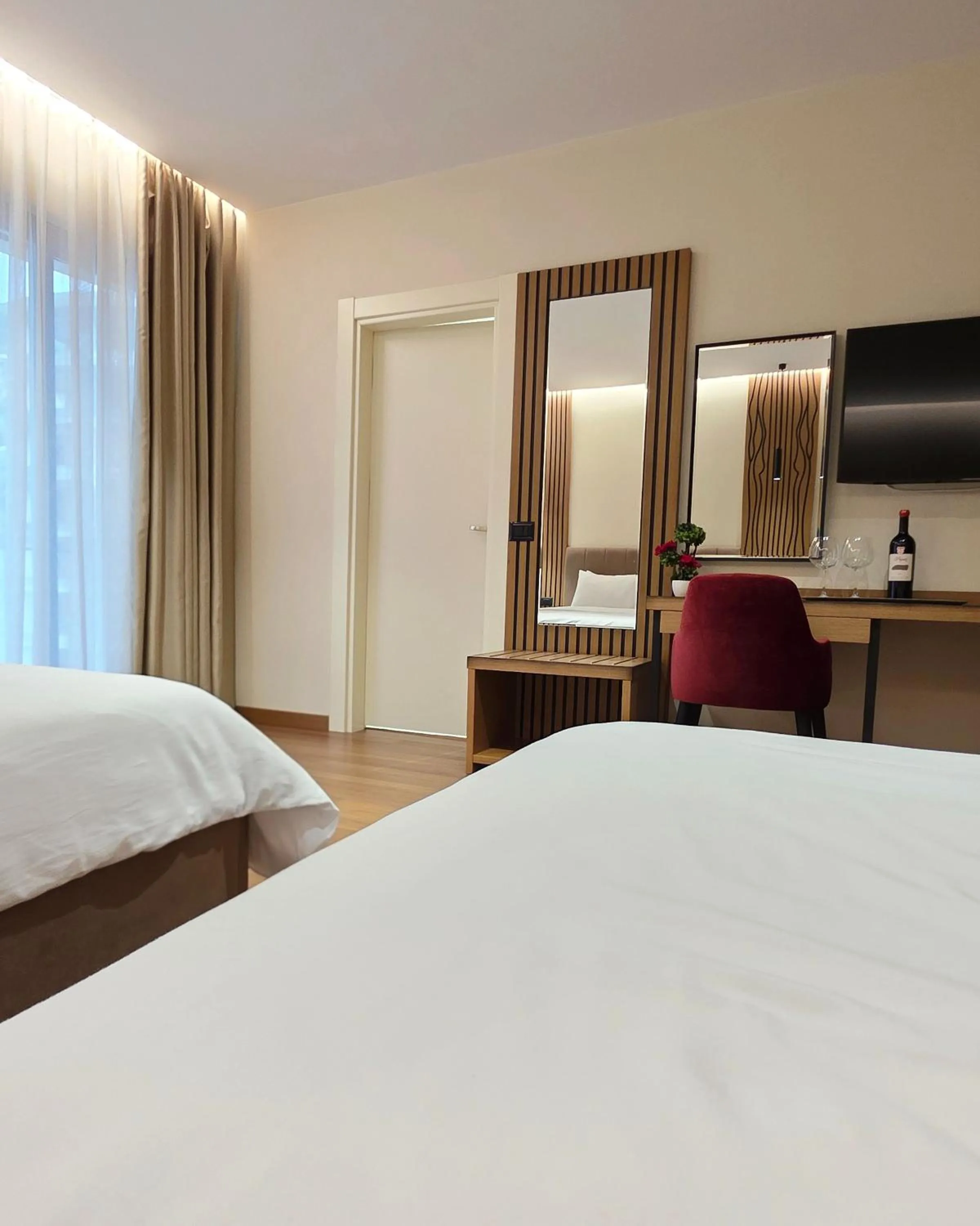 Bed in Valza Boutique Hotel