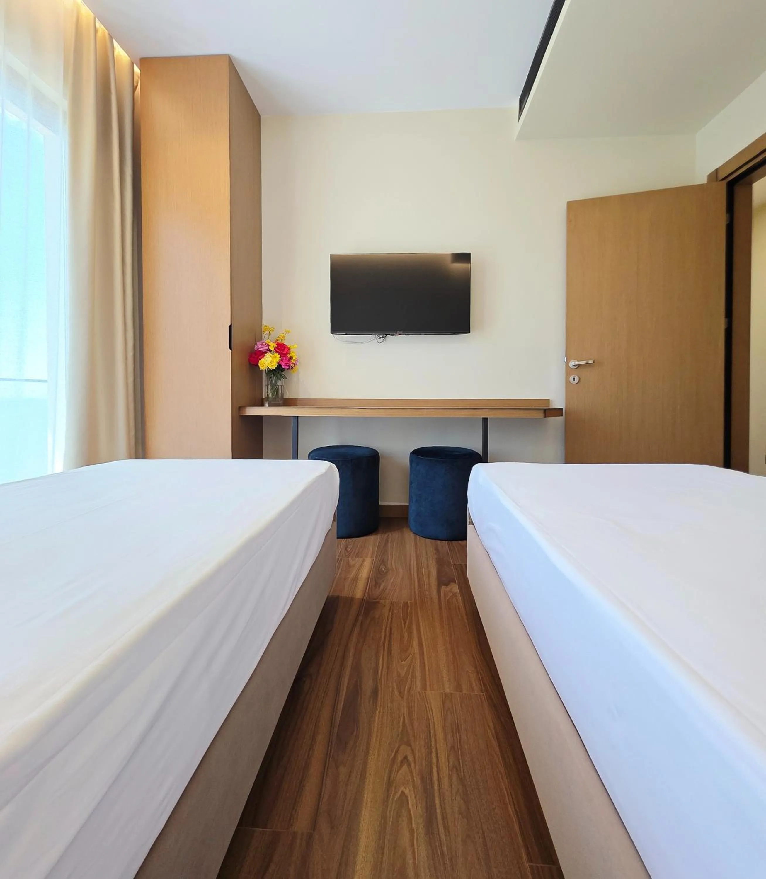 Bed in Valza Boutique Hotel