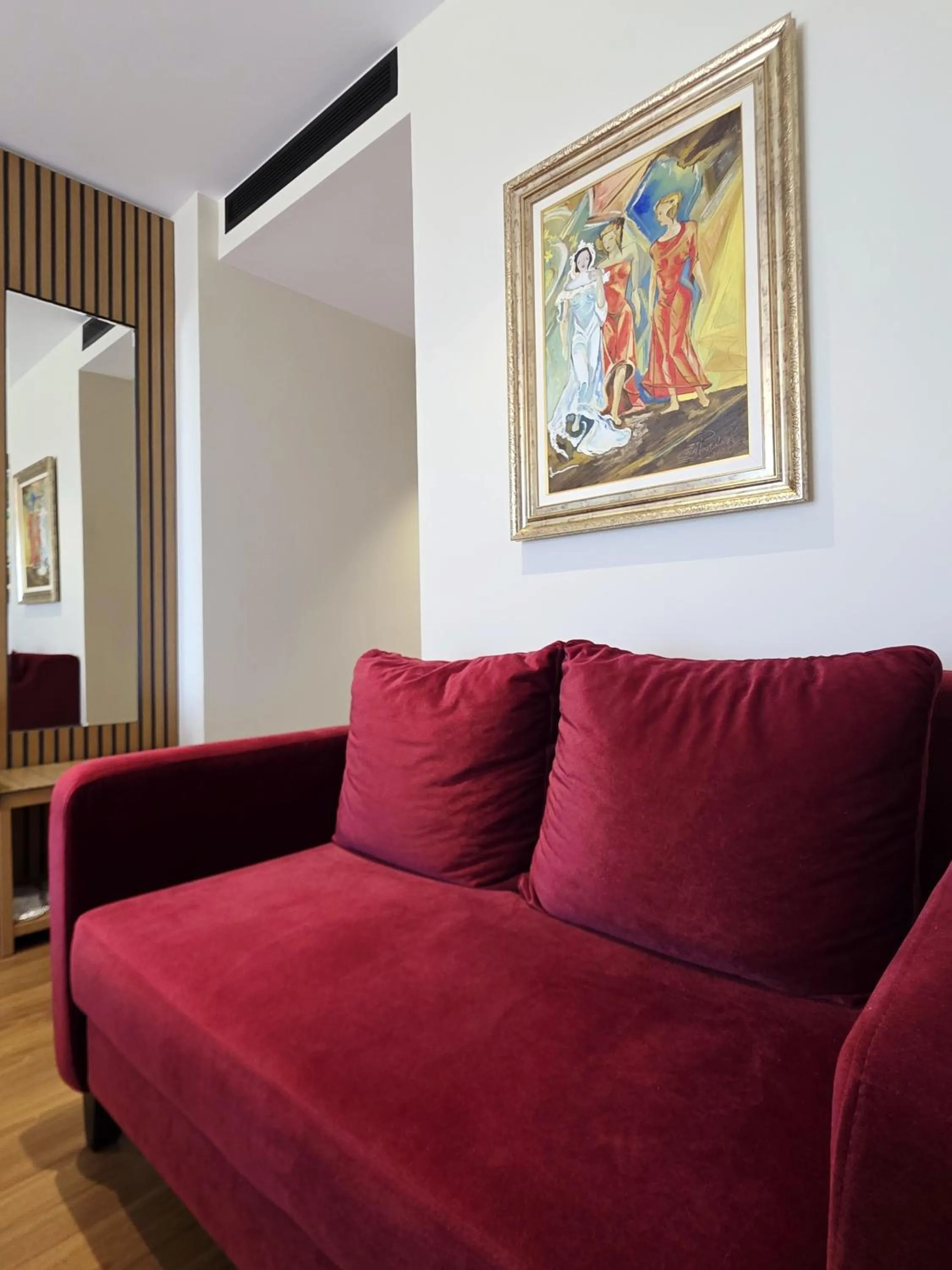 Bedroom in Valza Boutique Hotel