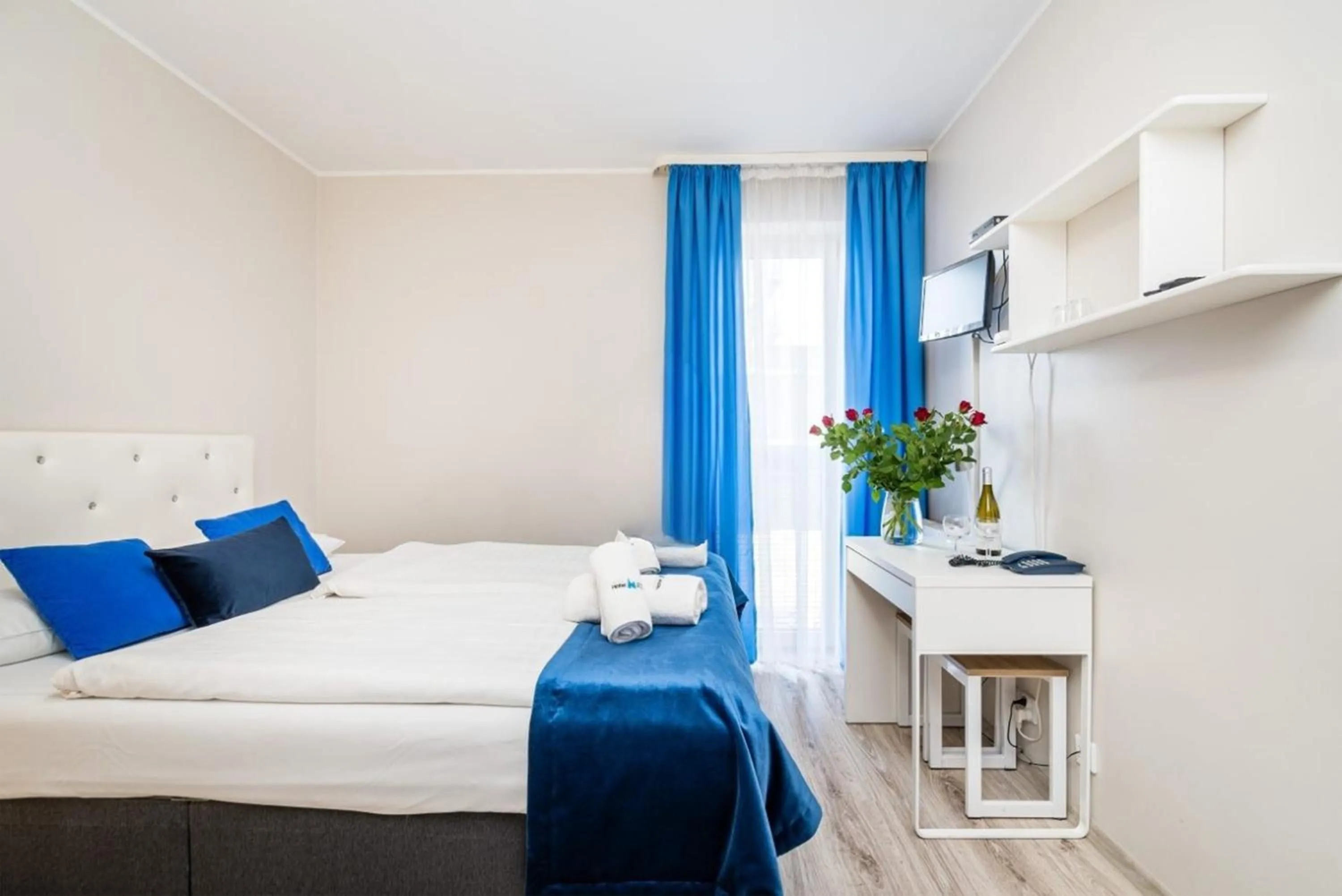 Bed in Hotel Nowa Panorama