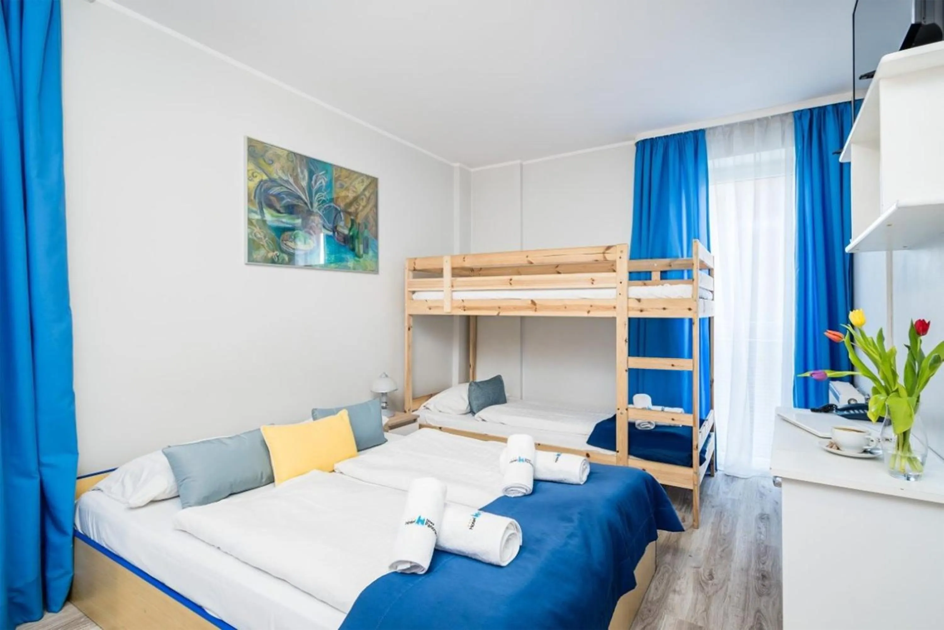 Bed in Hotel Nowa Panorama