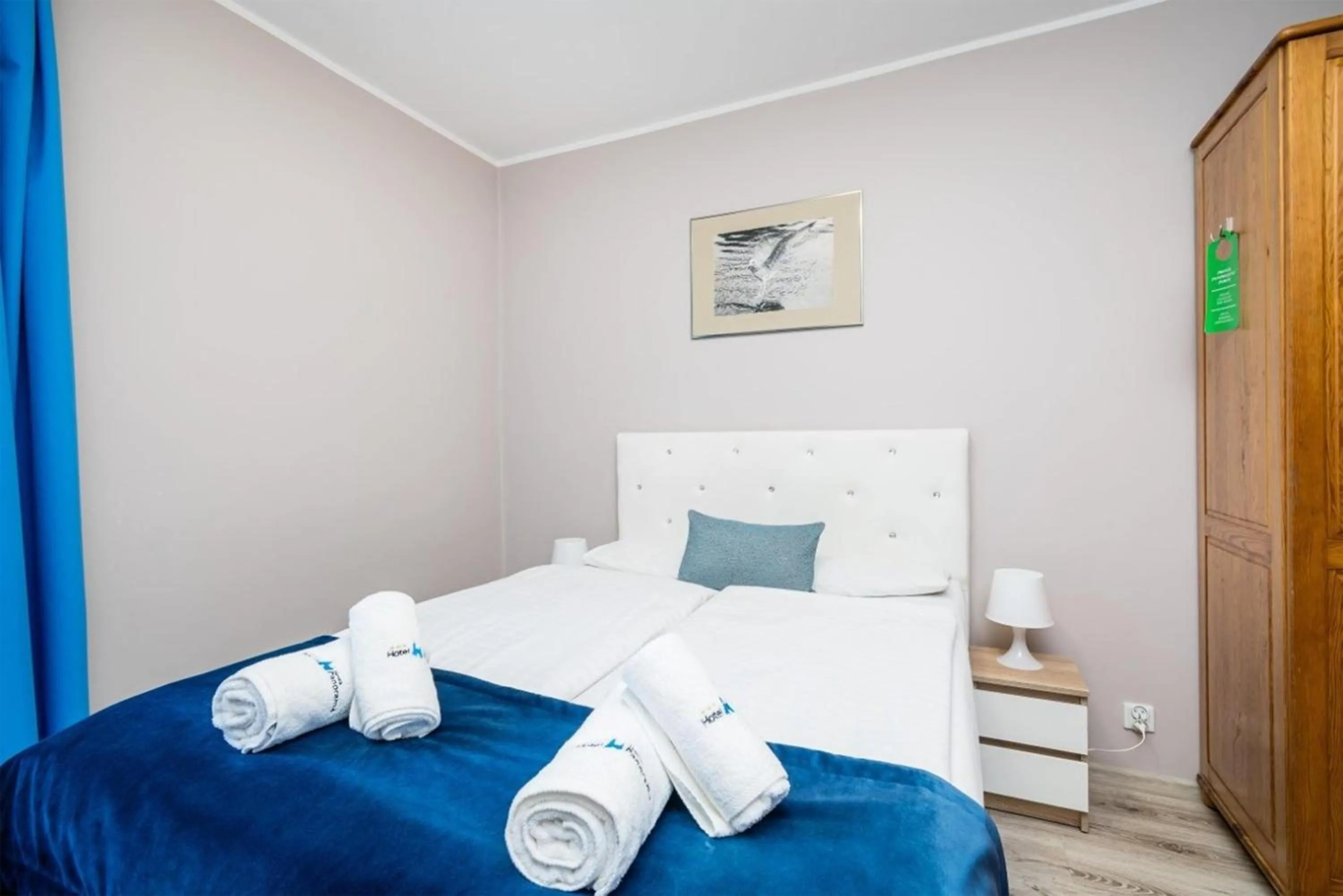 Bed in Hotel Nowa Panorama