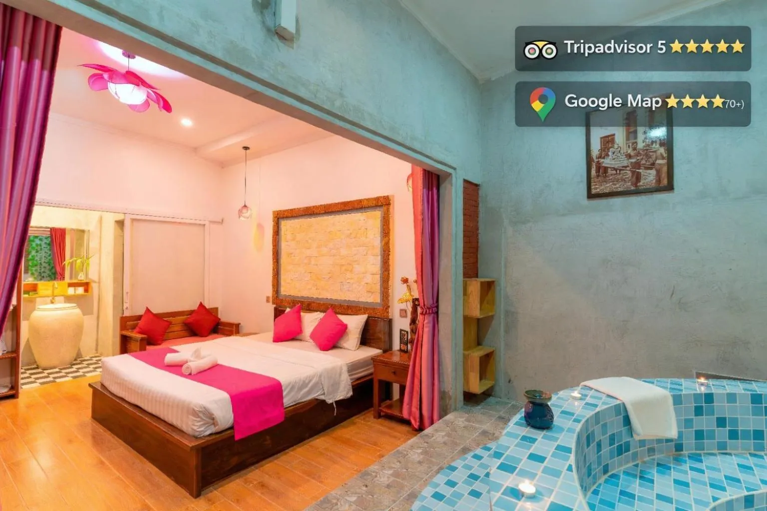 Bed in Angkor Rithy Residence & Boutique