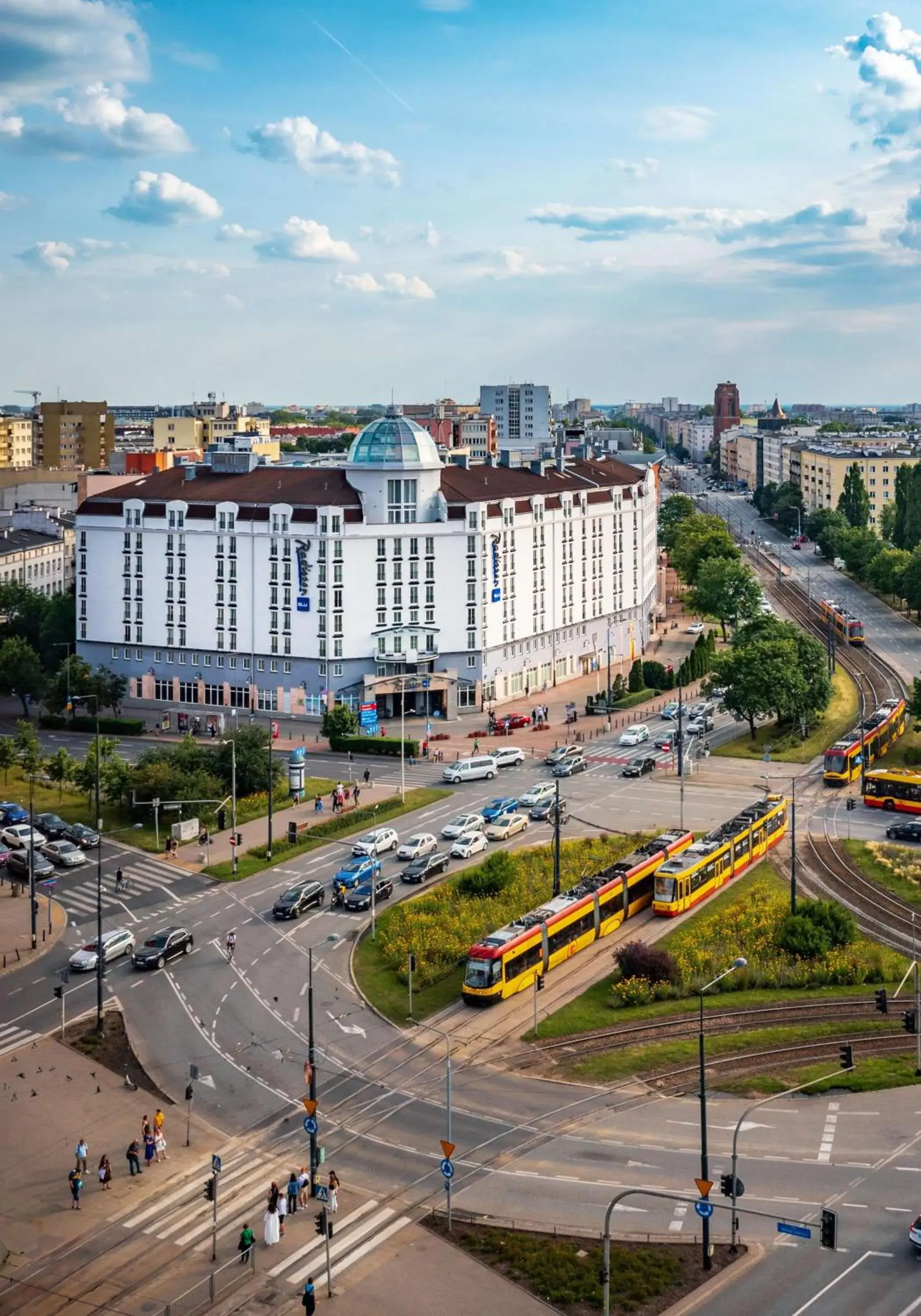Property building in Radisson Blu Sobieski Property building in Radisson Blu Sobieski
