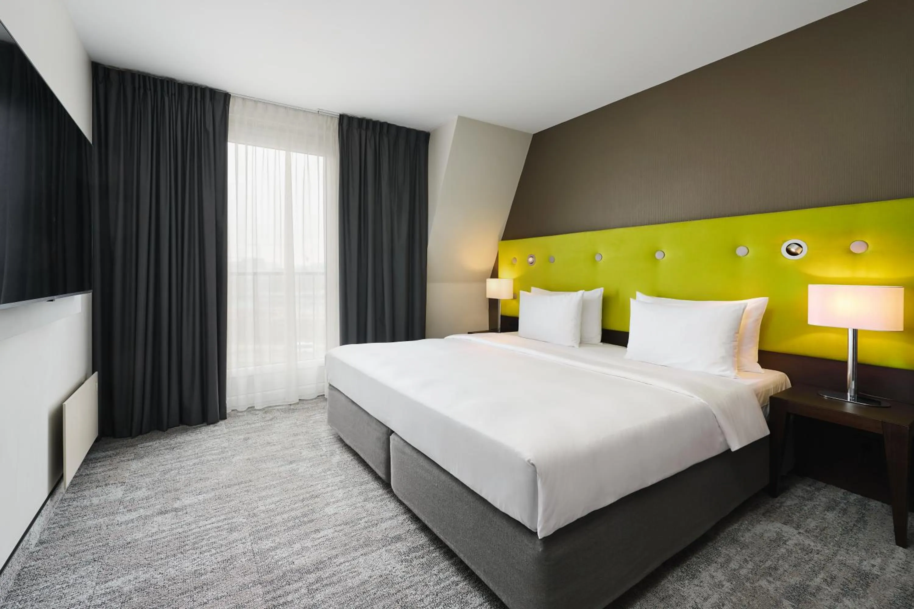 Bed in Radisson Blu Sobieski