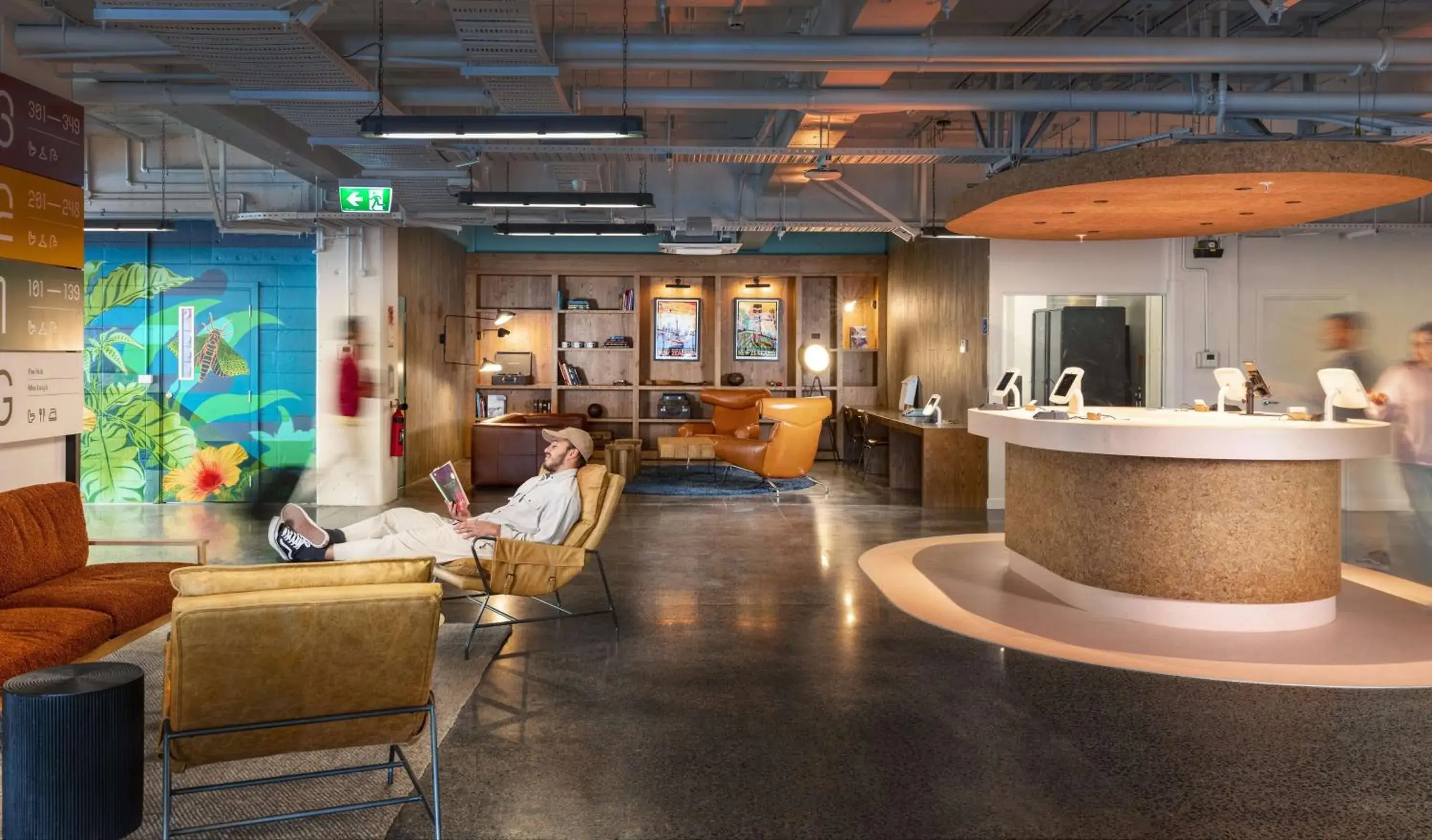 Lobby or reception in LyLo Auckland Hotel Lobby or reception in LyLo Auckland Hotel