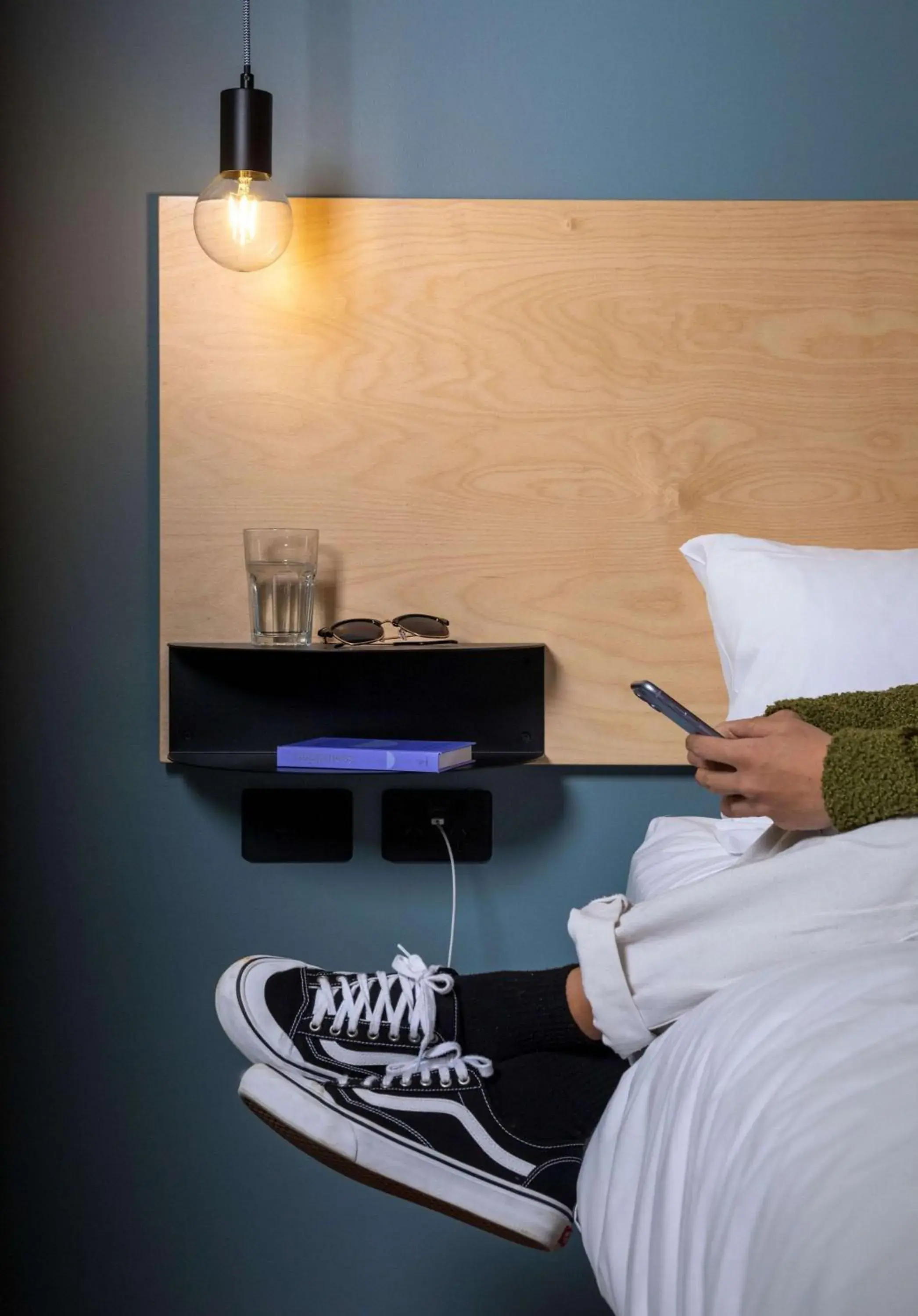 Bedroom, Bed in LyLo Auckland Hotel Bedroom, Bed in LyLo Auckland Hotel