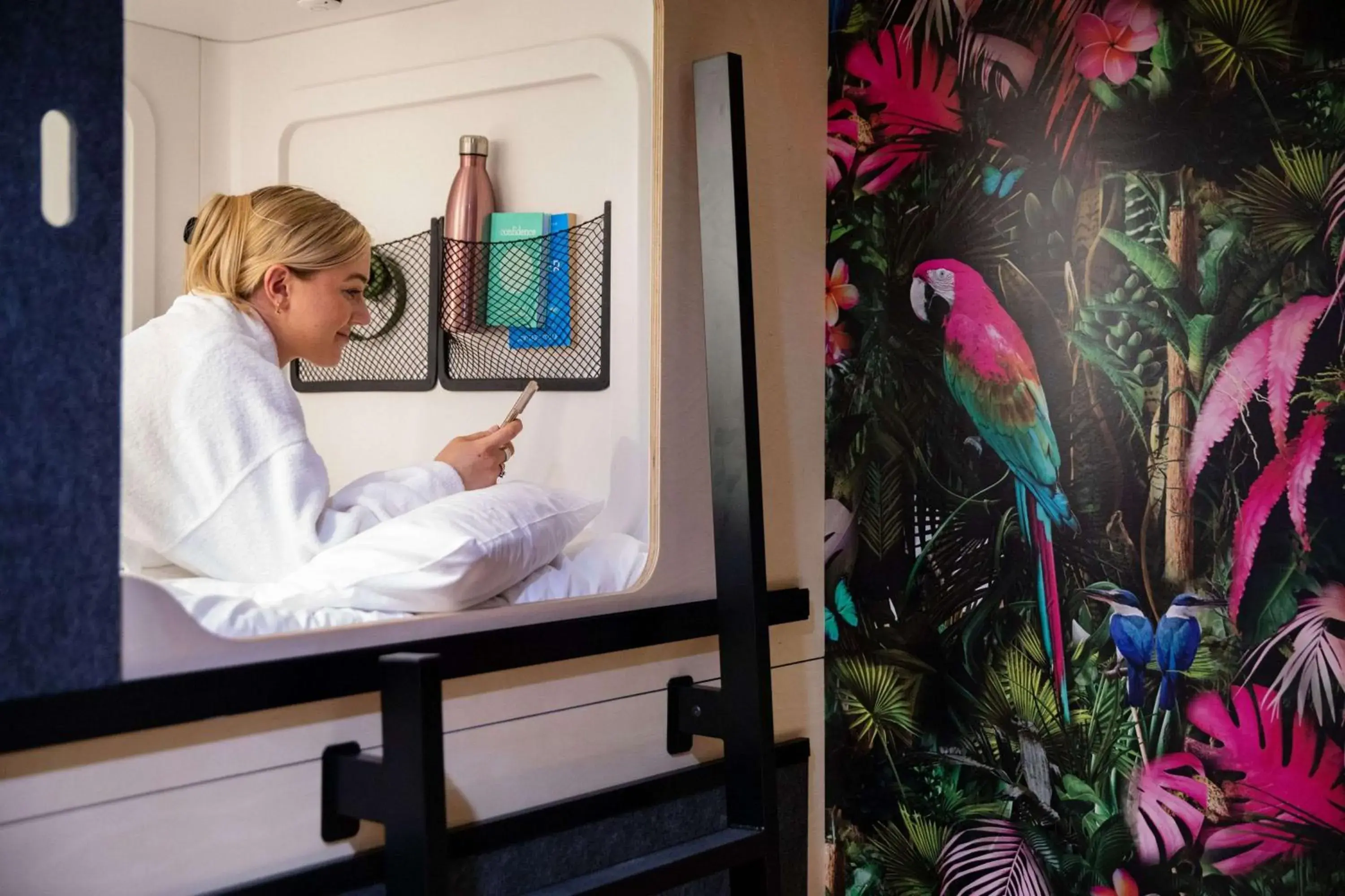 Bedroom in LyLo Auckland Hotel Bedroom in LyLo Auckland Hotel