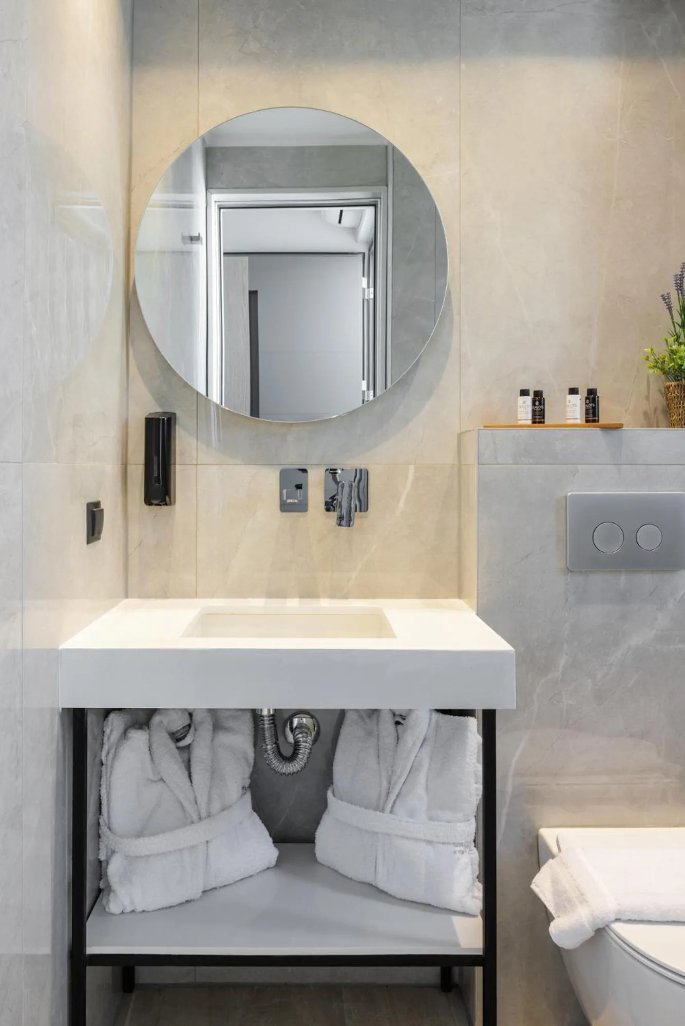 Toilet in Amalthia Luxury Suites