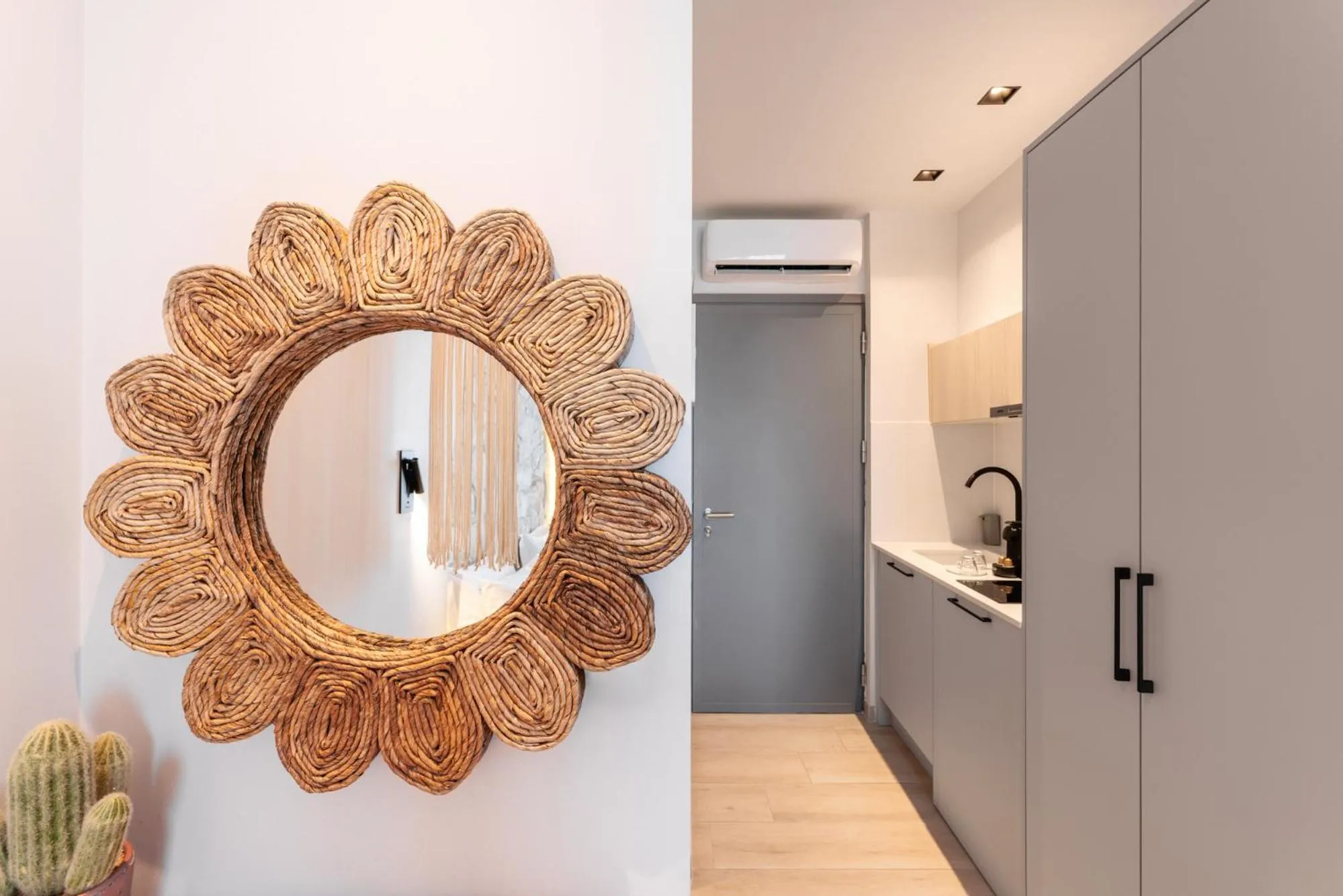 Kitchen or kitchenette in Amalthia Luxury Suites