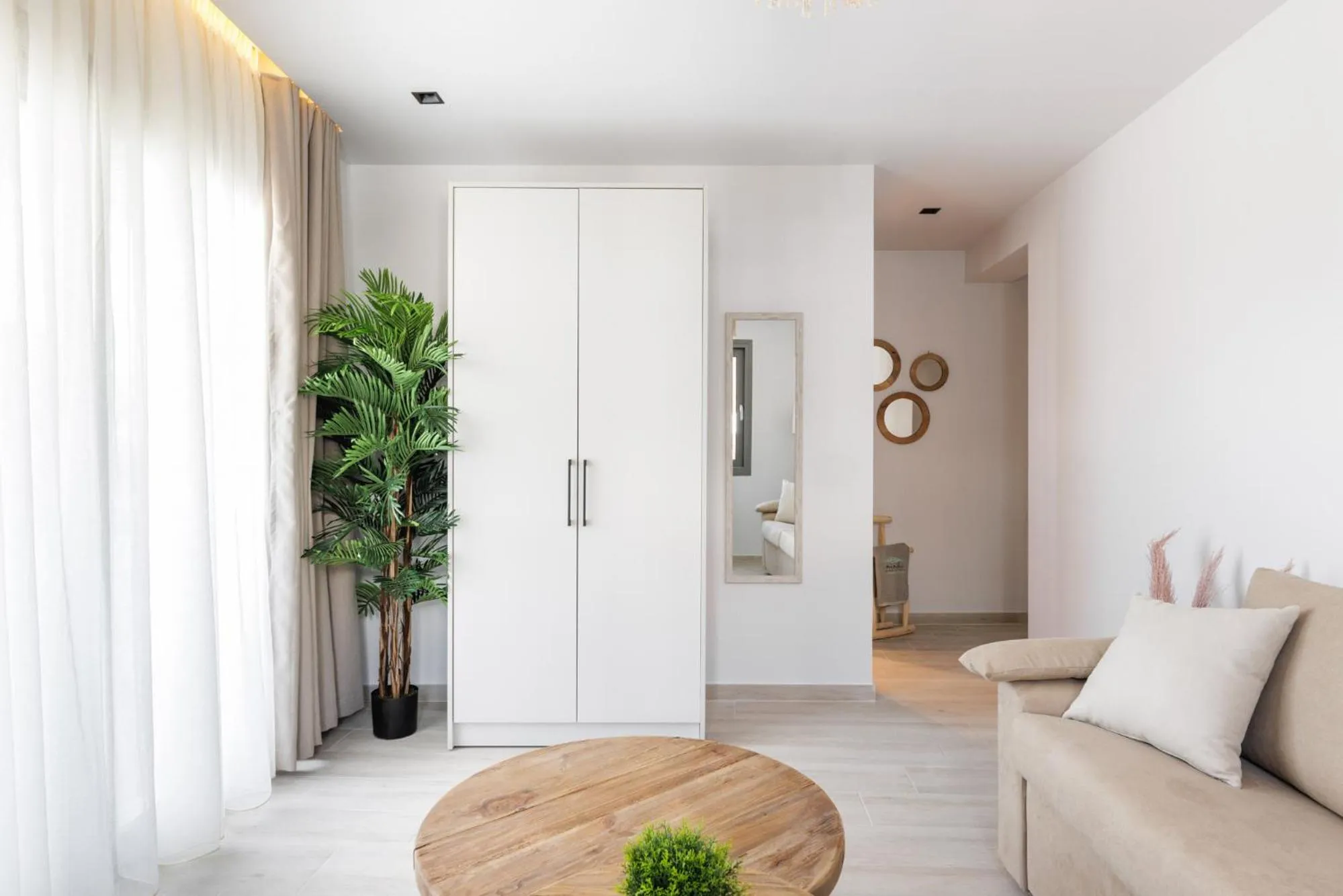 Living room in Amalthia Luxury Suites