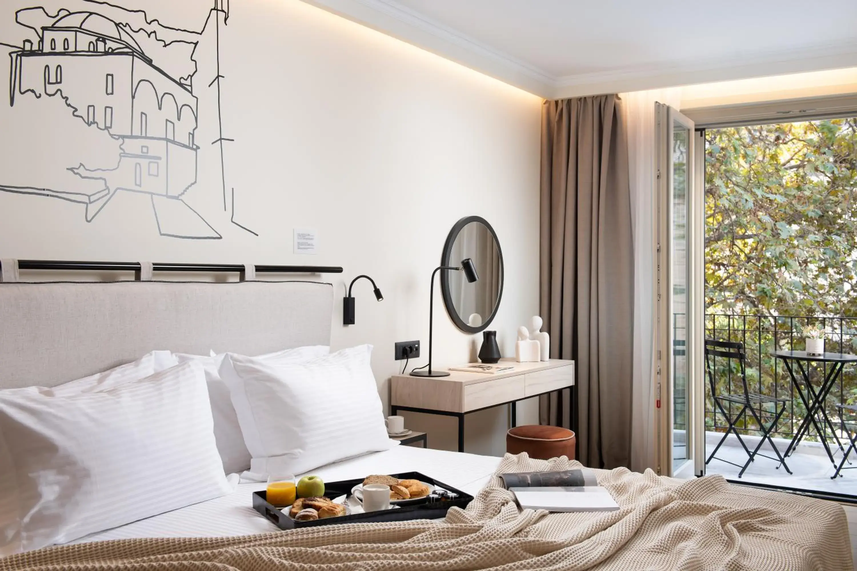 Balcony/Terrace, Bed in Epoch House & The Orange Shop - Adults Only Balcony/Terrace, Bed in Epoch House & The Orange Shop - Adults Only