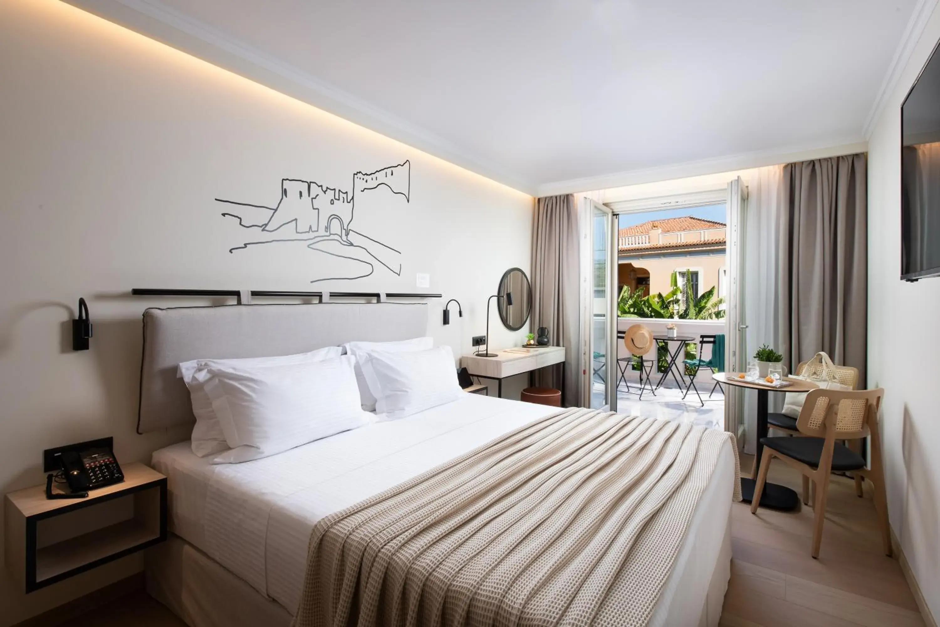 Balcony/Terrace, Bed in Epoch House & The Orange Shop - Adults Only Balcony/Terrace, Bed in Epoch House & The Orange Shop - Adults Only