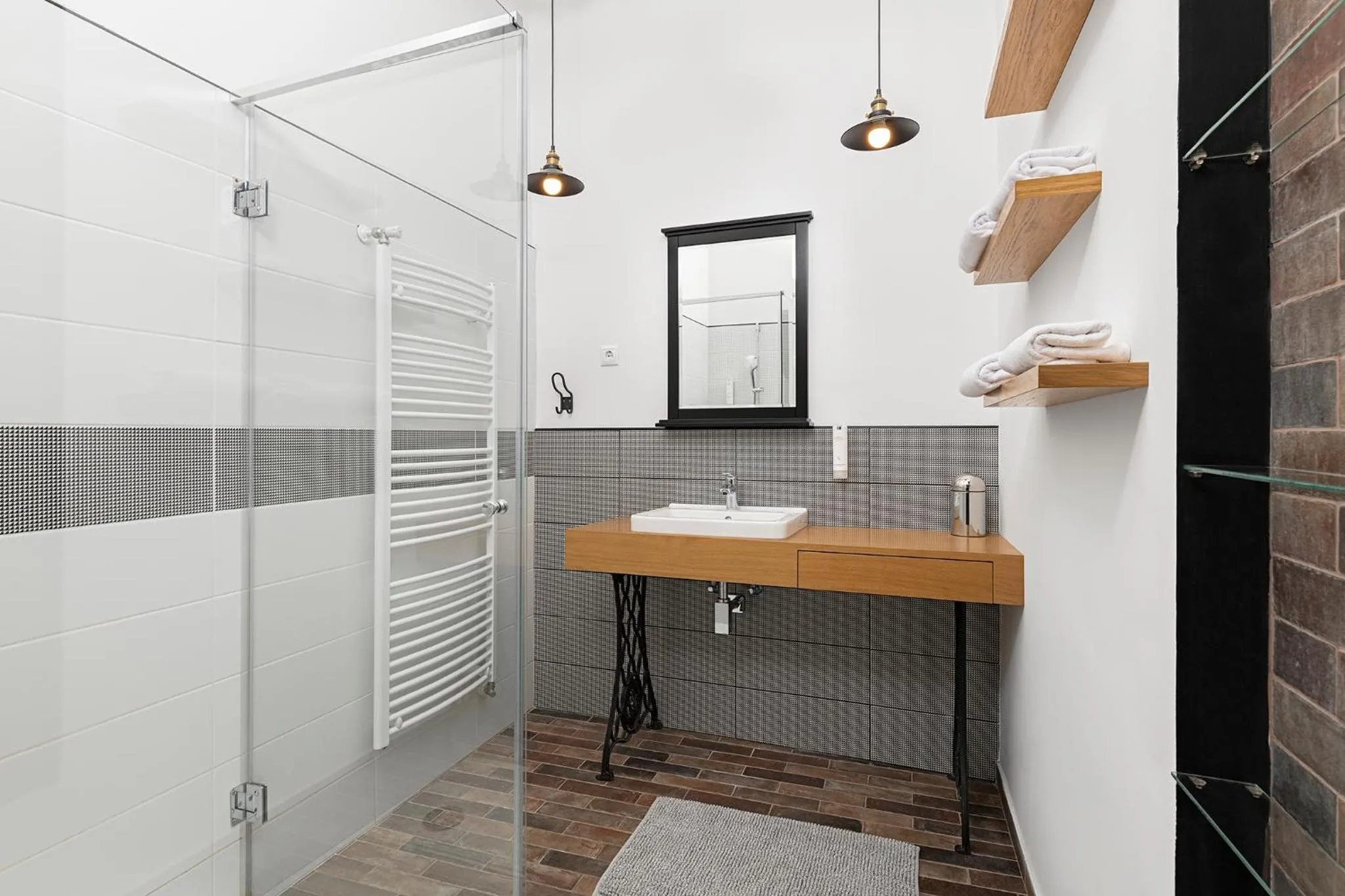 Bathroom in BonBon Style Apartman Budapest