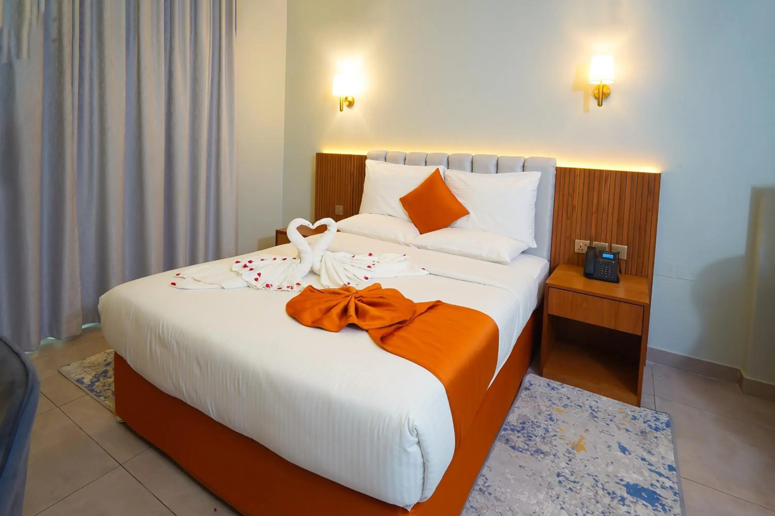 Bed in Concorde Palace Hotel Bed in Concorde Palace Hotel