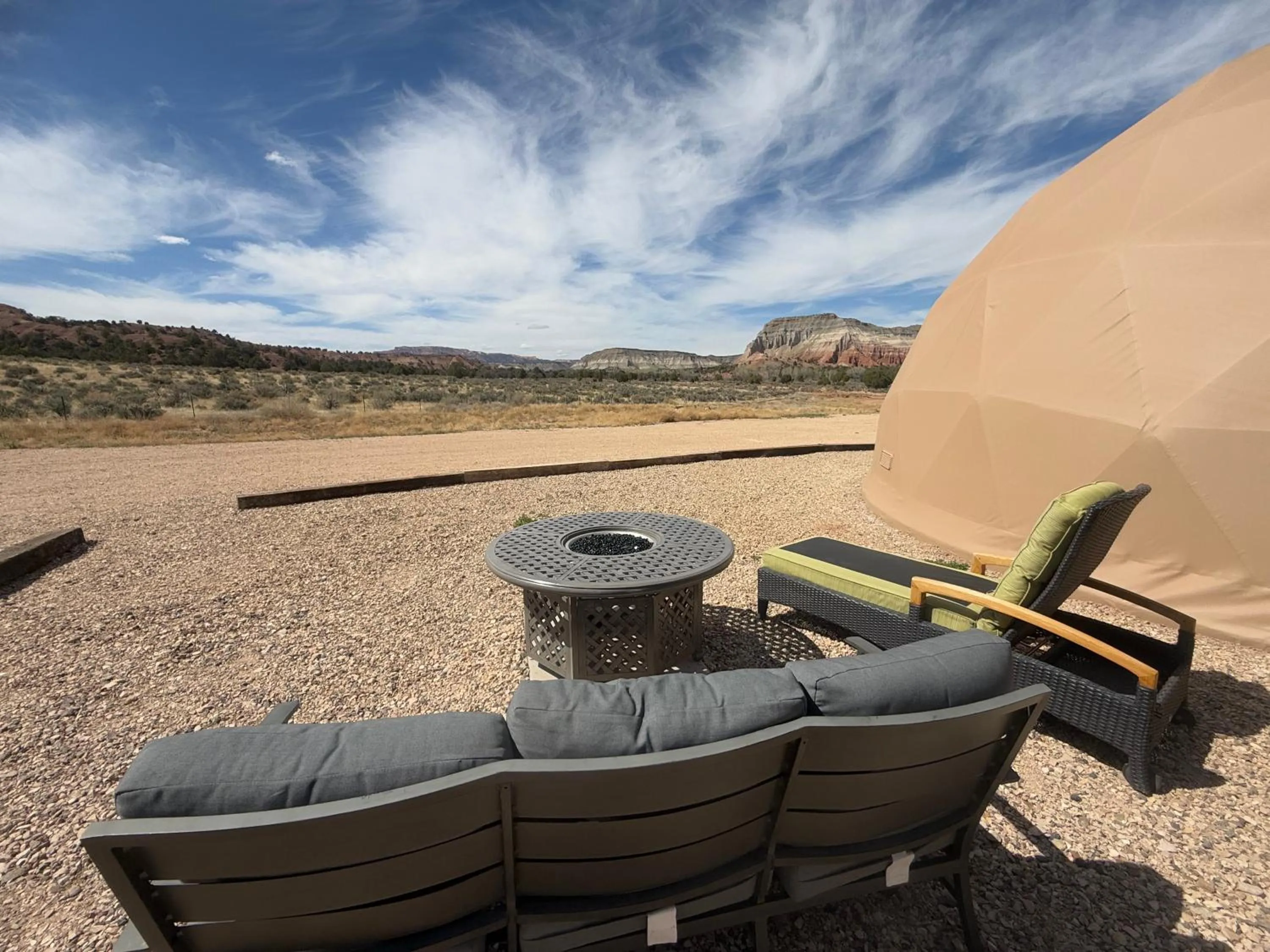Patio in Bryce Glamp And Camp