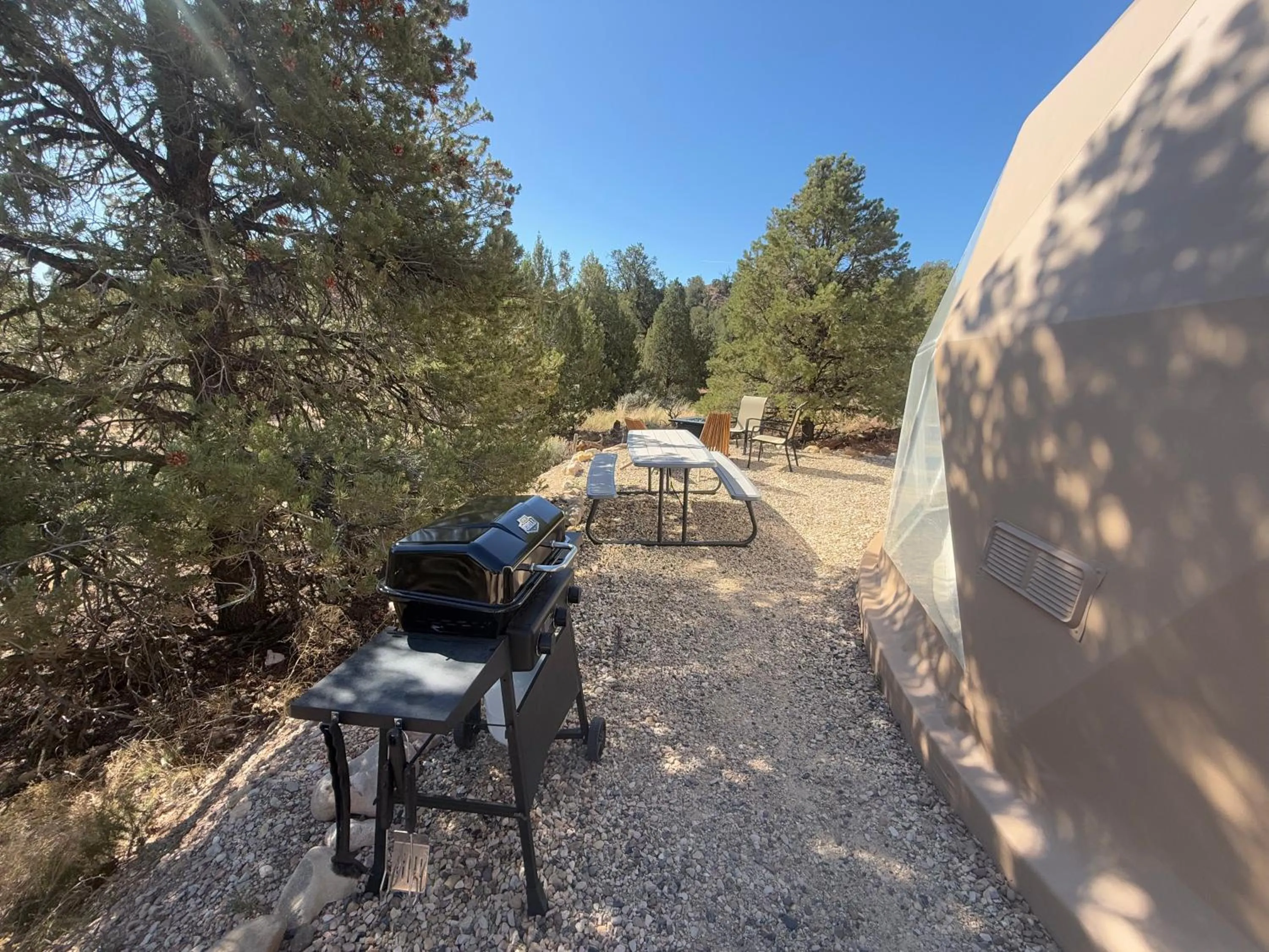 Patio in Bryce Glamp And Camp