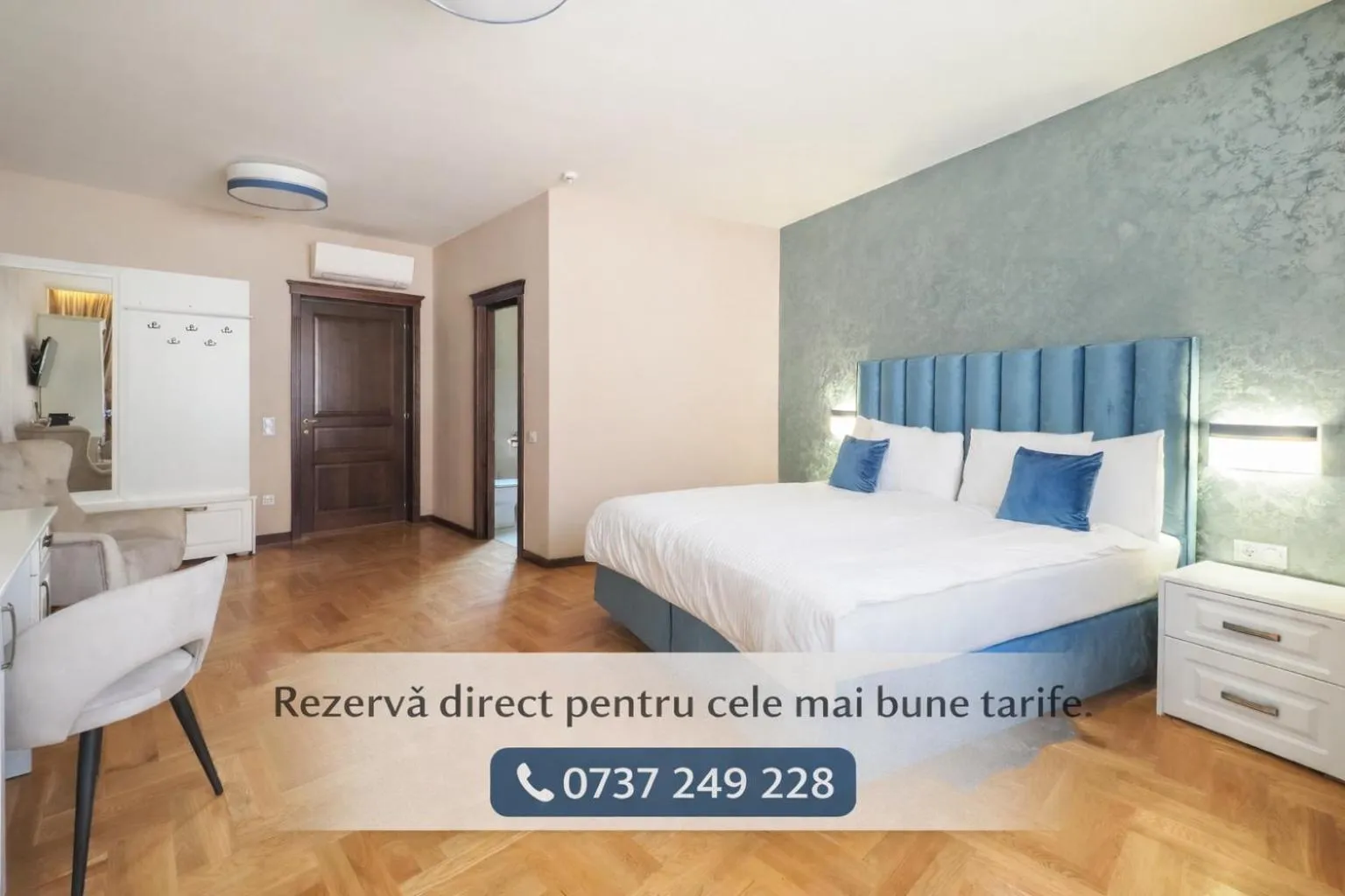 Photo of the whole room, Bed in Boutique Central