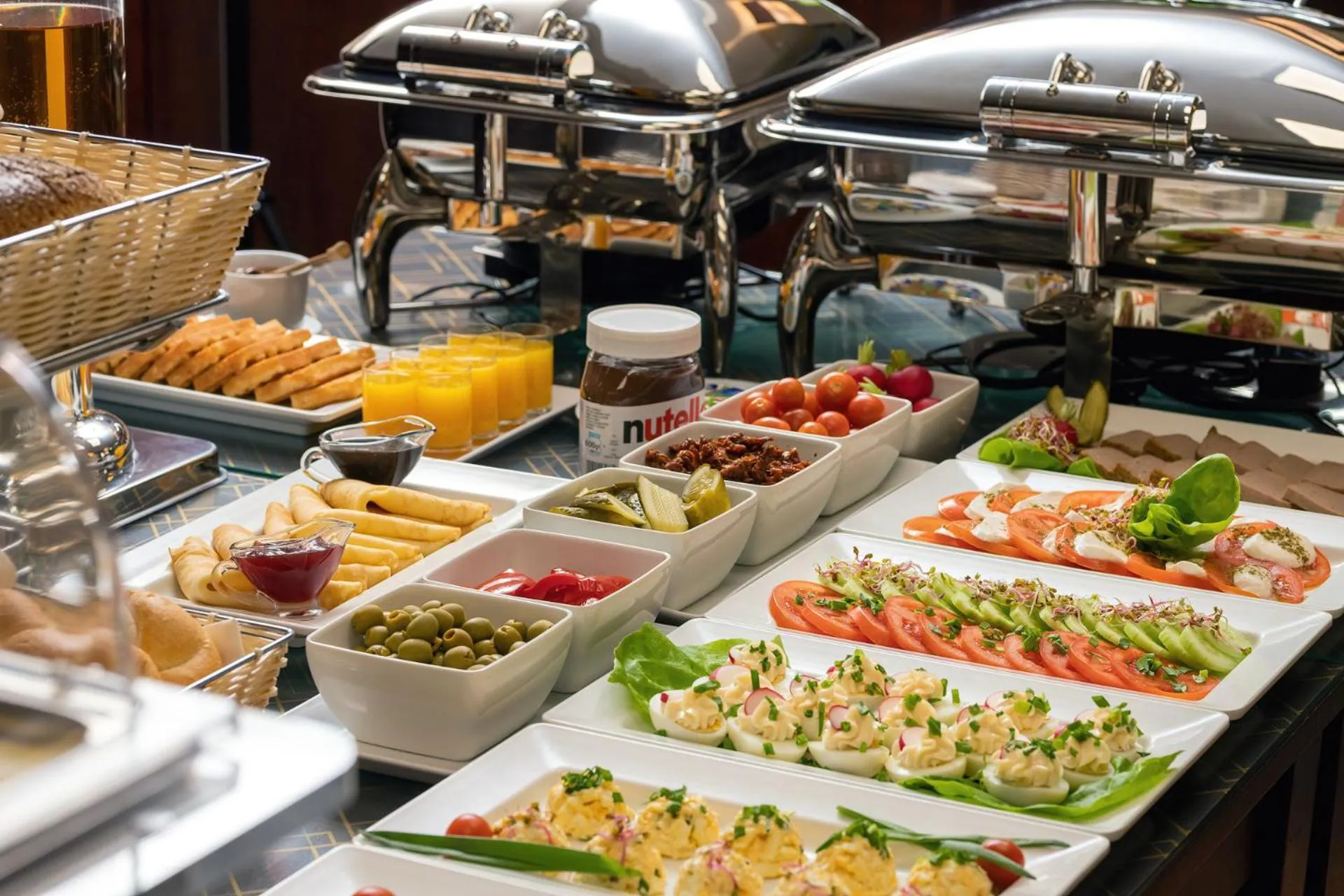 Food and drinks in Villa Angela