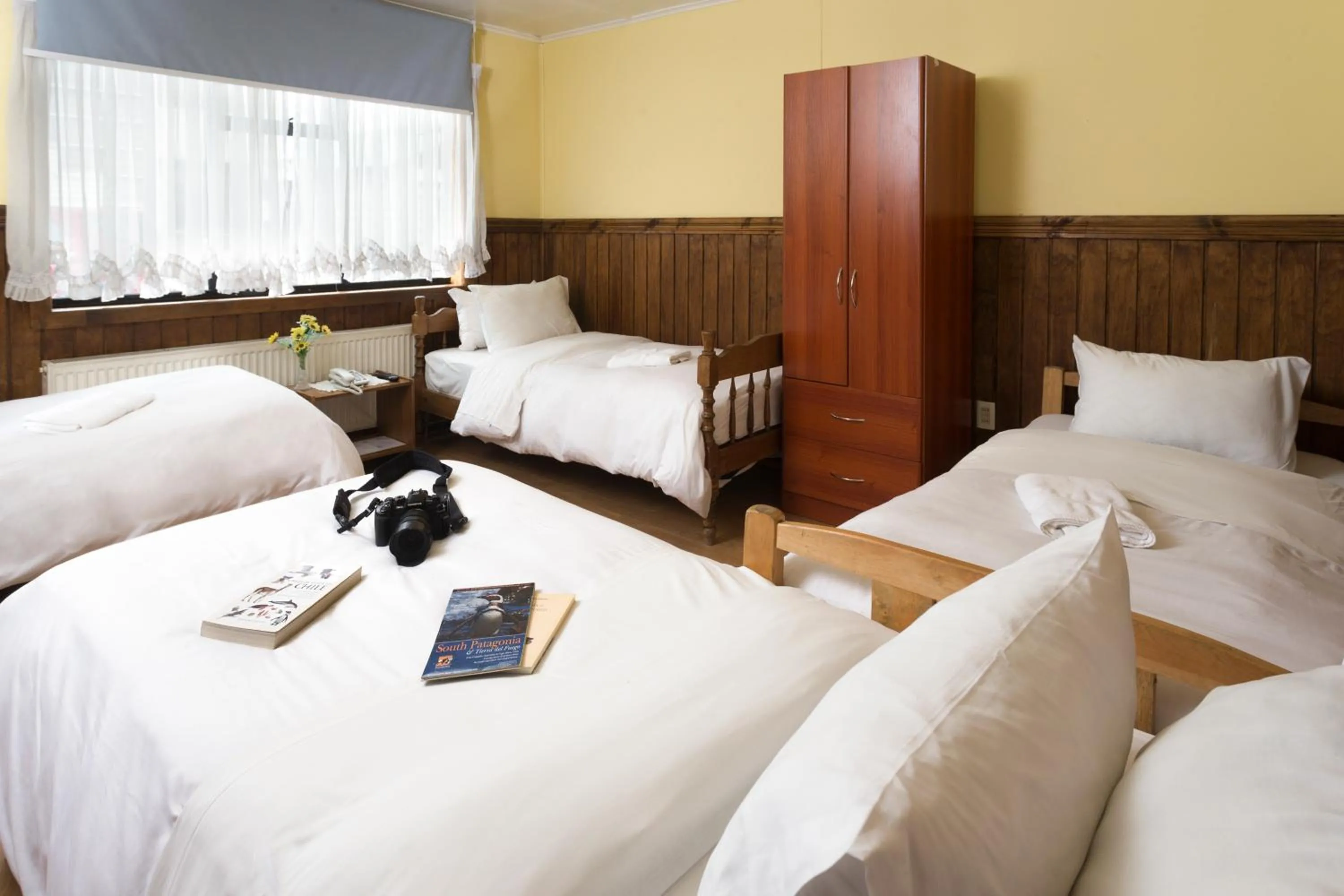 Bed in Hostal Hielo Sur