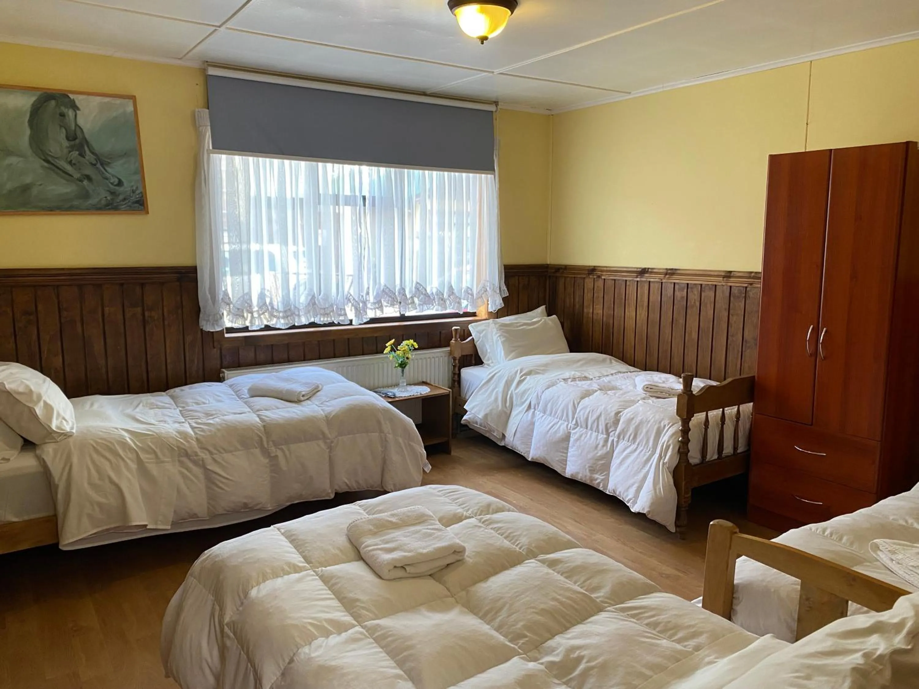Bed in Hostal Hielo Sur