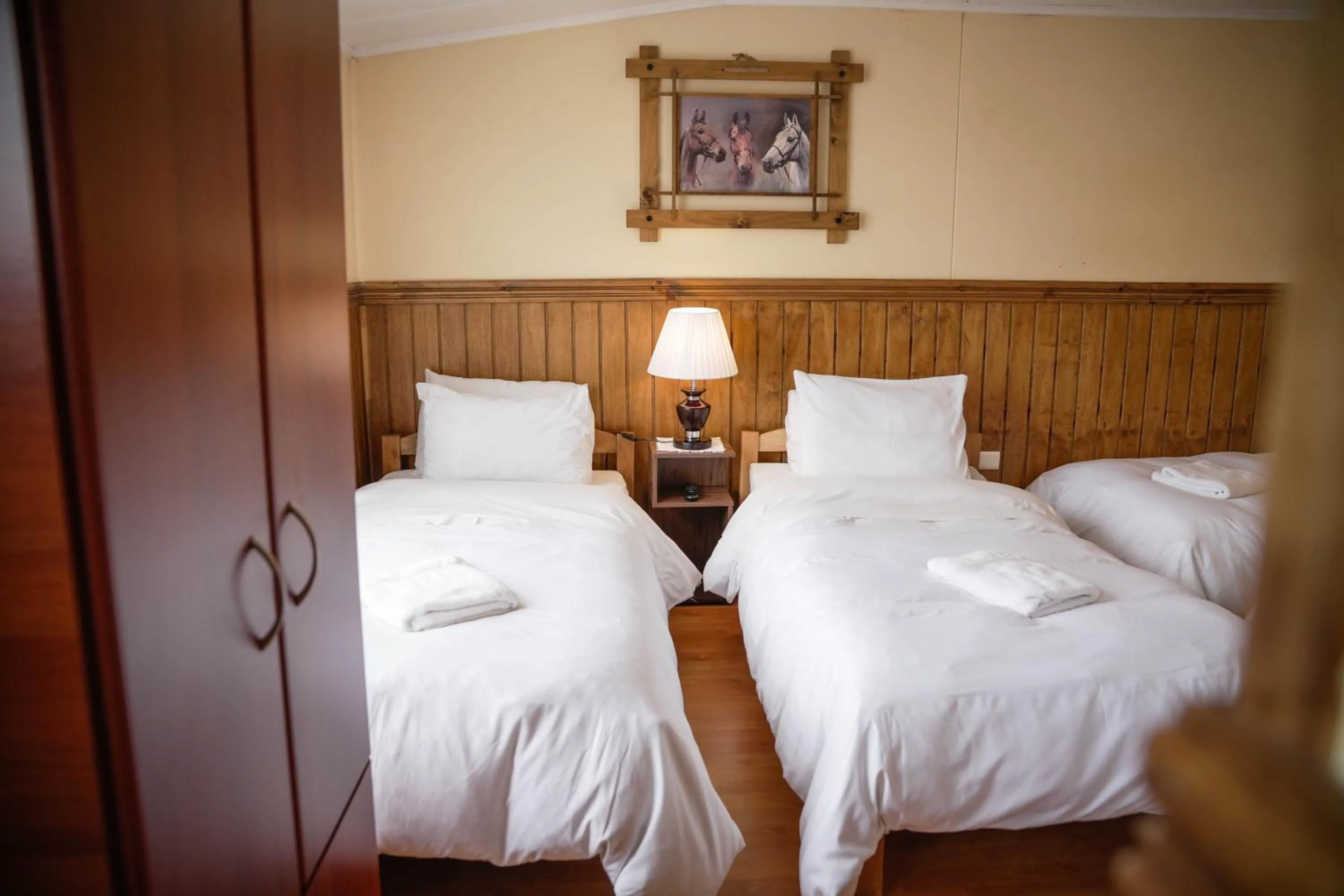 Bed in Hostal Hielo Sur