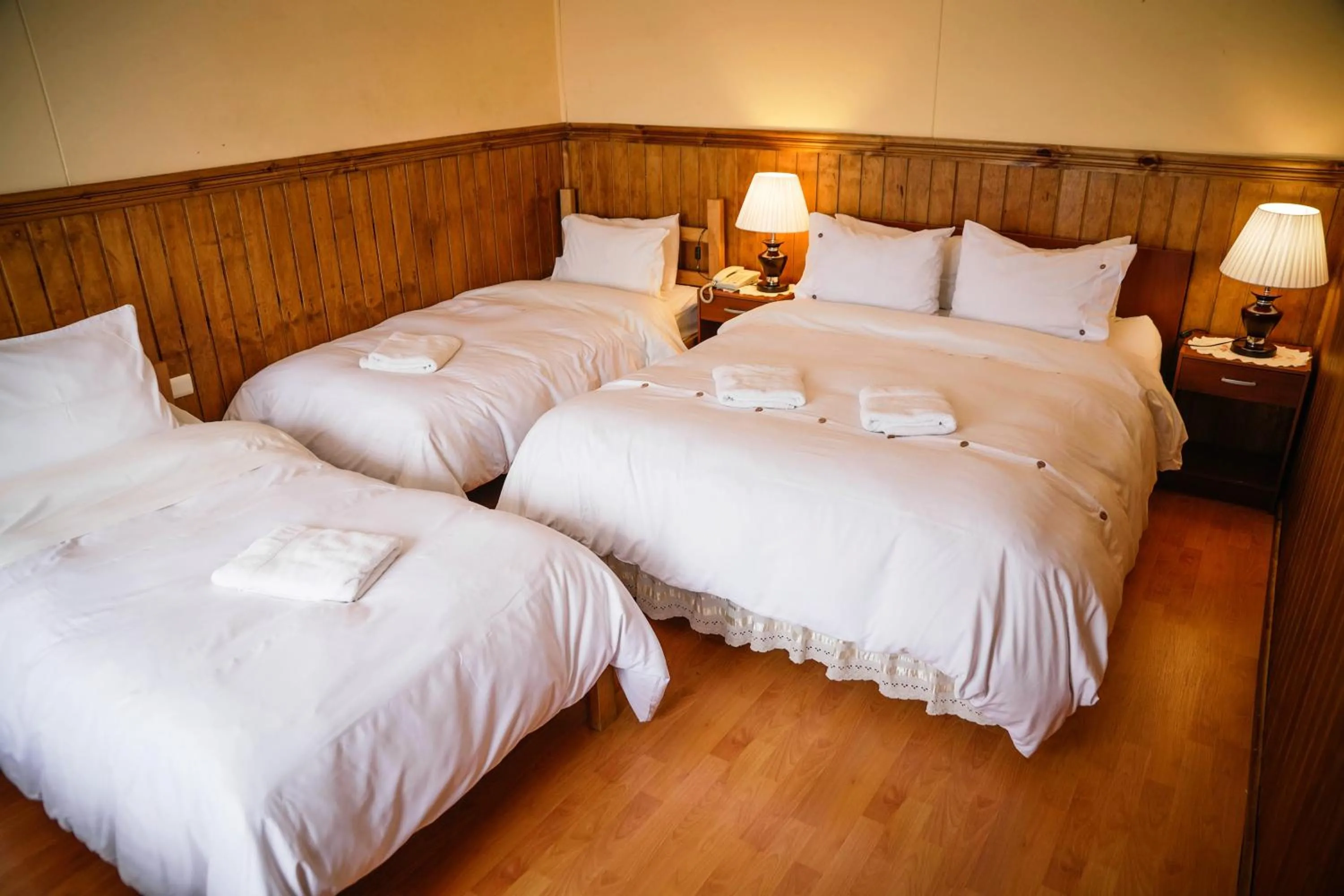 Bed in Hostal Hielo Sur